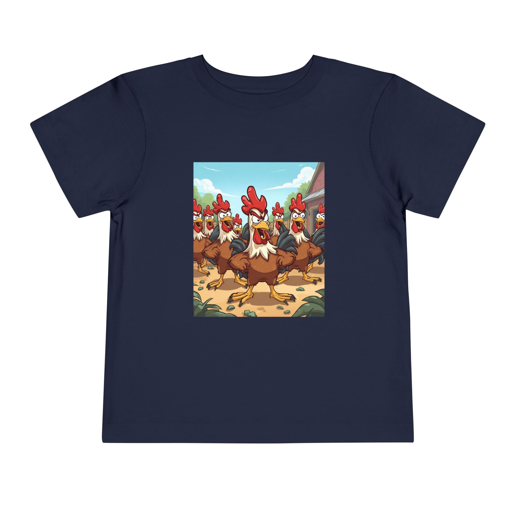Chicken Funny Toddler Short Sleeve Tee