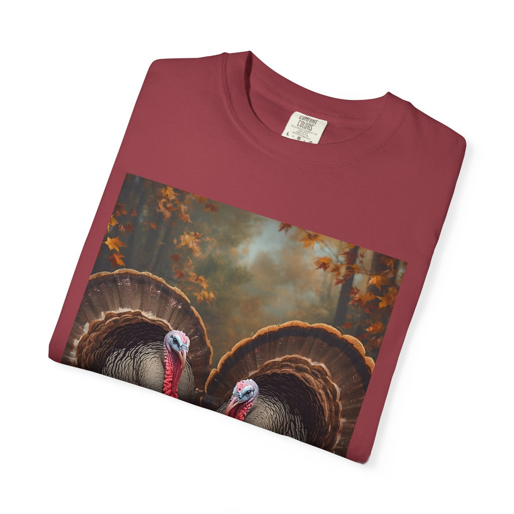 Thanksgiving Turkey Graphic Tee, Unisex Gift for Fall, Harvest Party Shirt, Cute Casual Outfit, Family Gathering Apparel