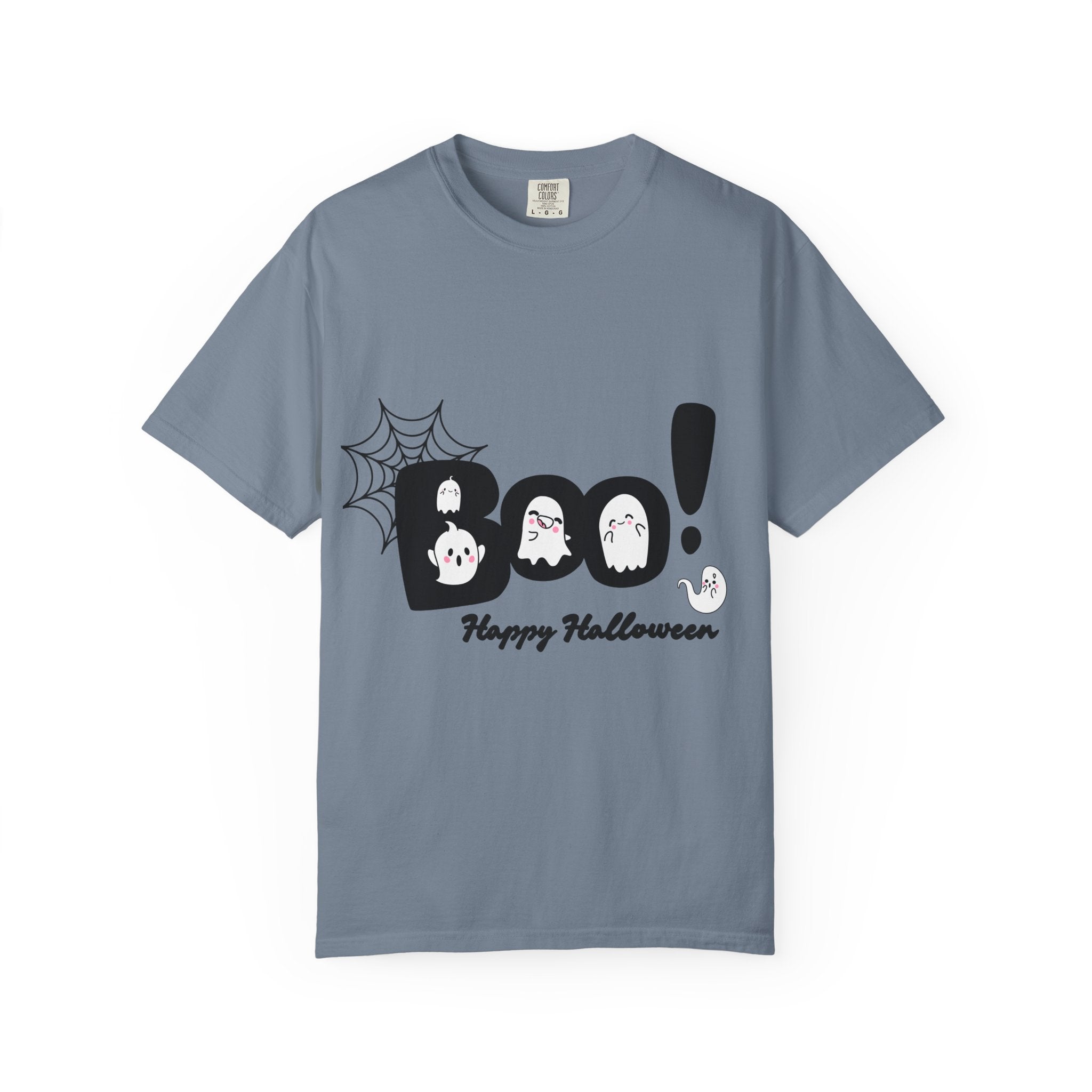 Halloween Boo T-Shirt, Spooky Fun Tee for Halloween, Unisex Ghost Shirt, Boo! Halloween Gift, Fall Celebration Apparel
