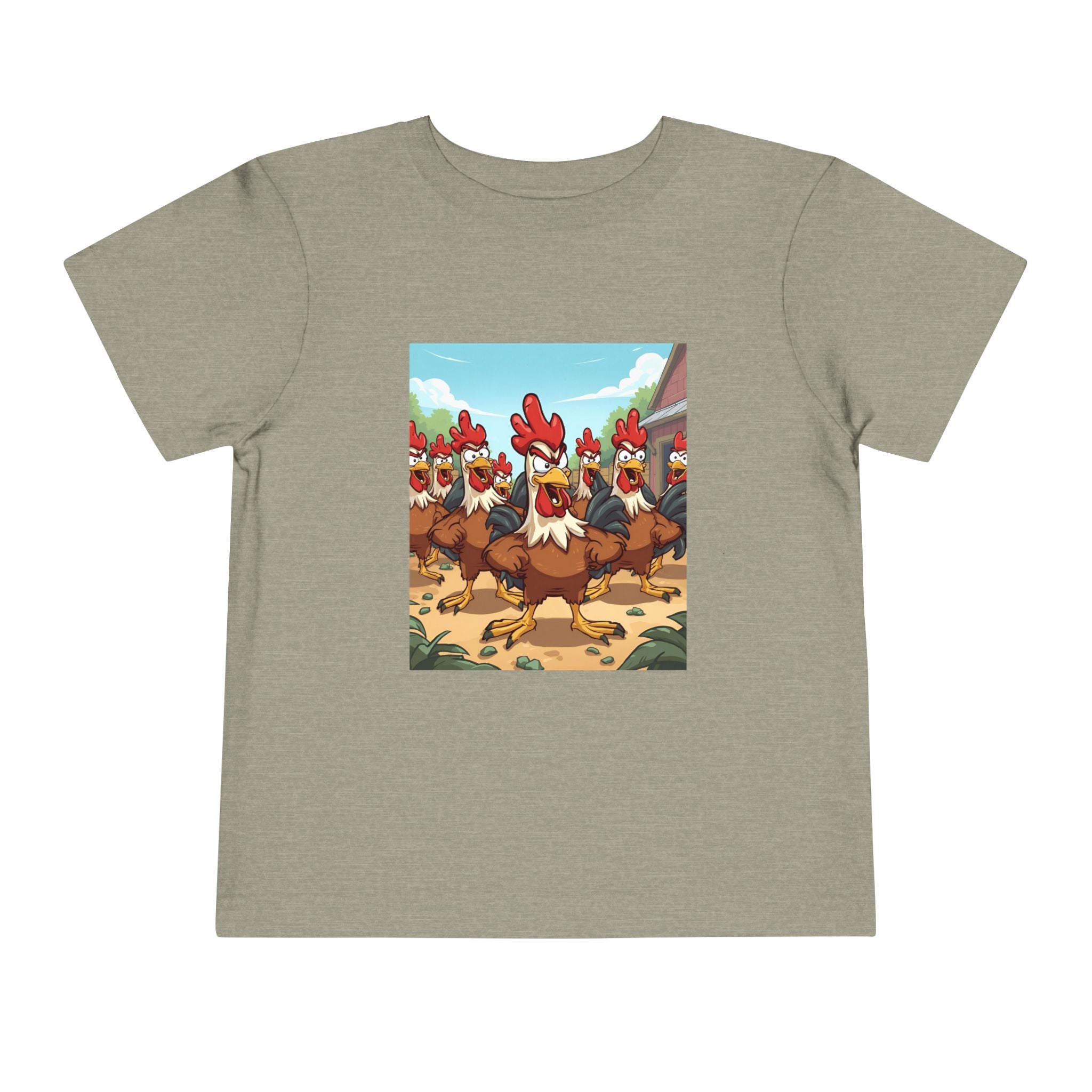 Chicken Funny Toddler Short Sleeve Tee