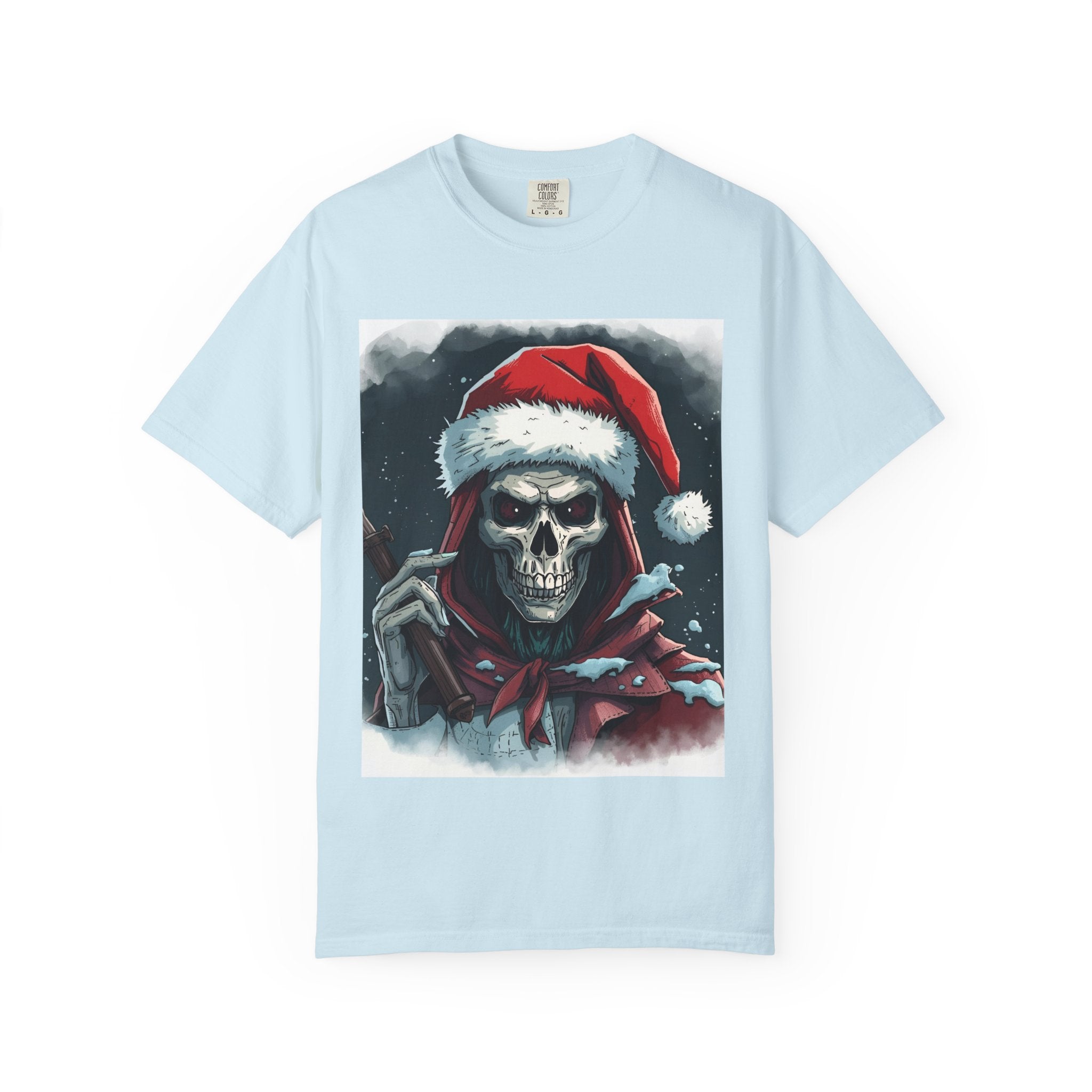 Christmas Skeleton T-Shirt, Unisex Holiday Tee, Funny Graphic Shirt, Unique Gift, Halloween & Christmas Apparel