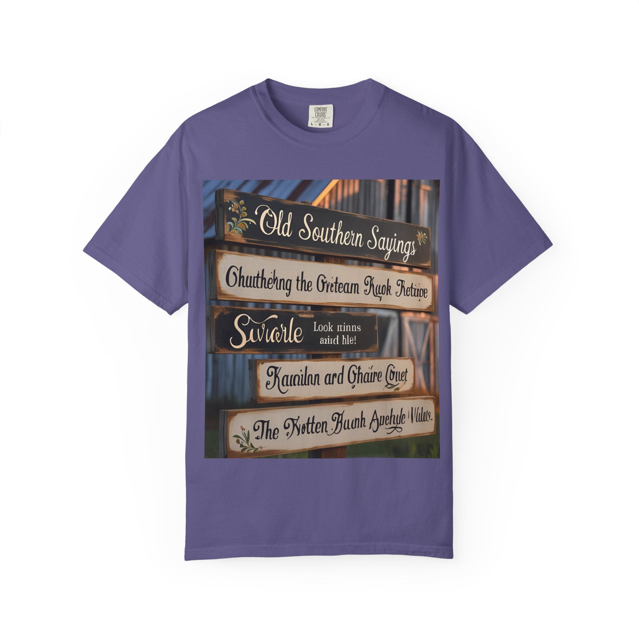Old Southern Sayings Crossing Unisex T-shirt, Southern Pride Tee, Gift for Her/Him, Casual Wear, Vintage Style Shirt, Summer Wardrobe Essential