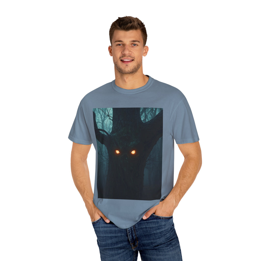 Spooky Mysterious Forest Creature T-Shirt, Unisex Shirt, Nature Lover Gift, Halloween Apparel, Unique Graphic Tee
