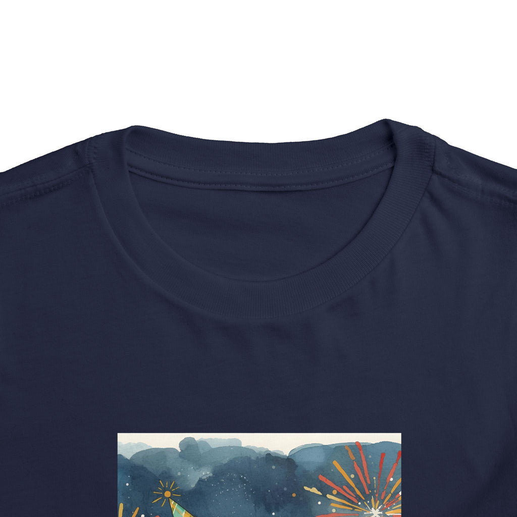 I Am A New Years Baby Toddler Short Sleeve Tee