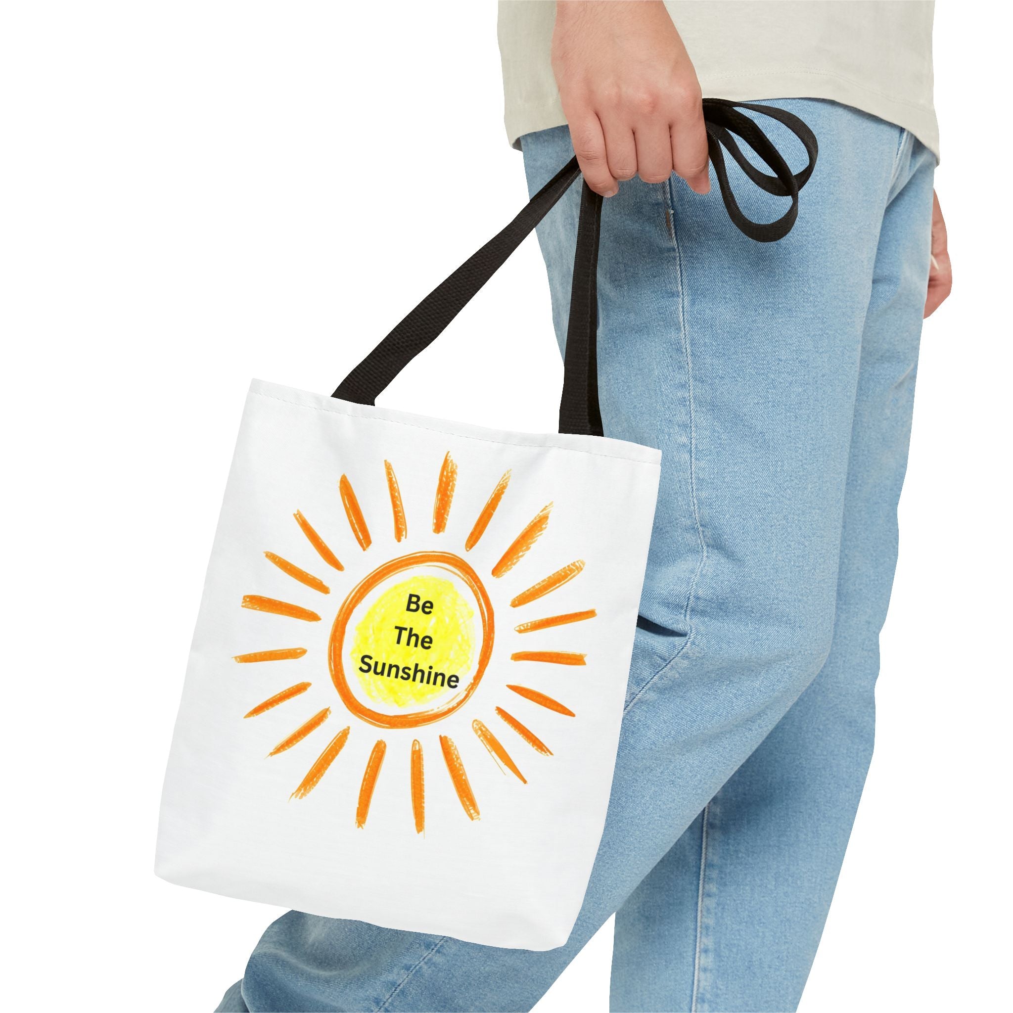 Be the Sunshine Tote Bag | Bright Motivational Bag, Eco-Friendly Shopping Tote, Summer Gift, Inspirational Beach Bag, Unique Accessories