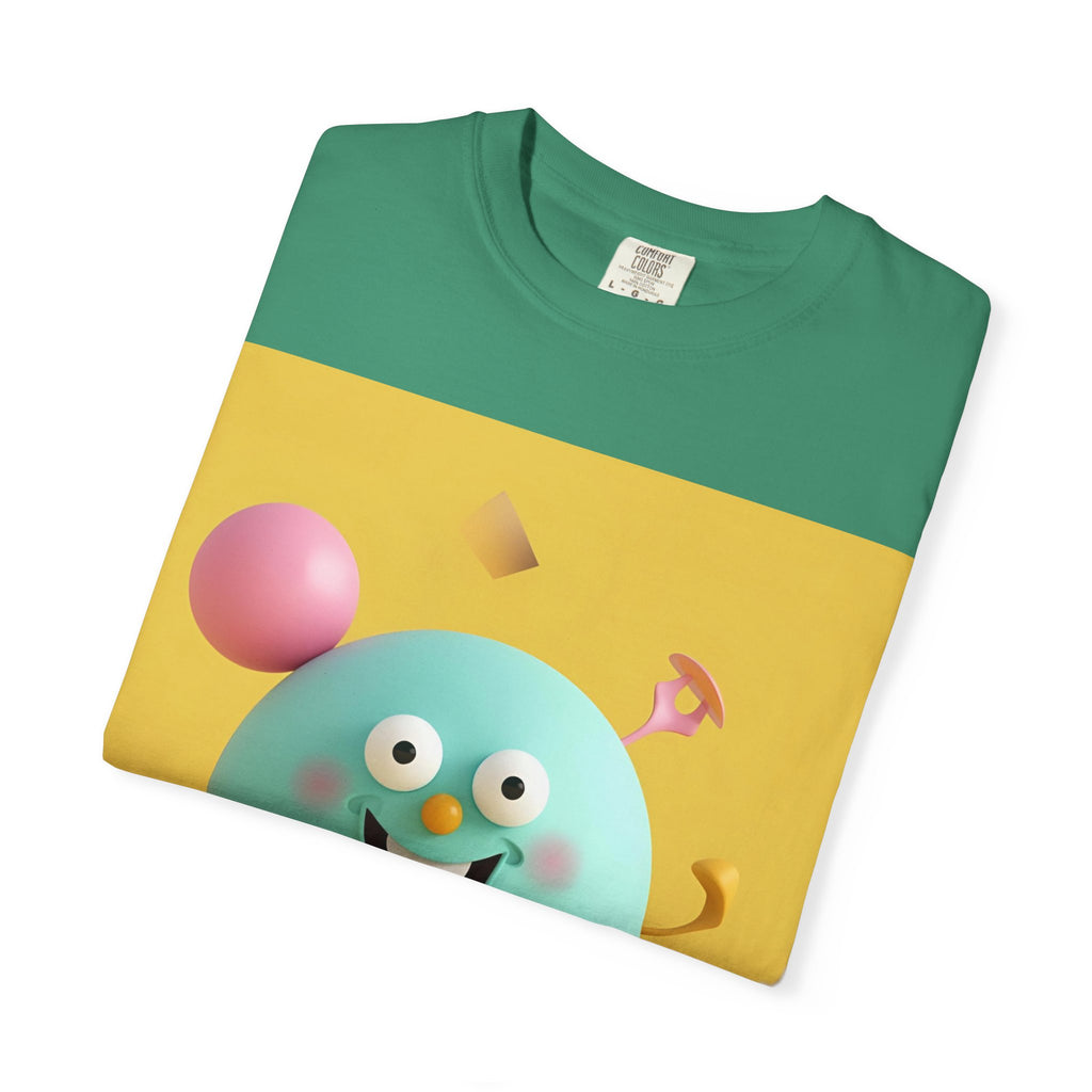 Playful Colorful Cartoon T-Shirt for Fun-Loving Souls, Graphic Tee, Gift for Kids & Adults, Birthday Party Outfit, Casual Wear, Housewarming Gift
