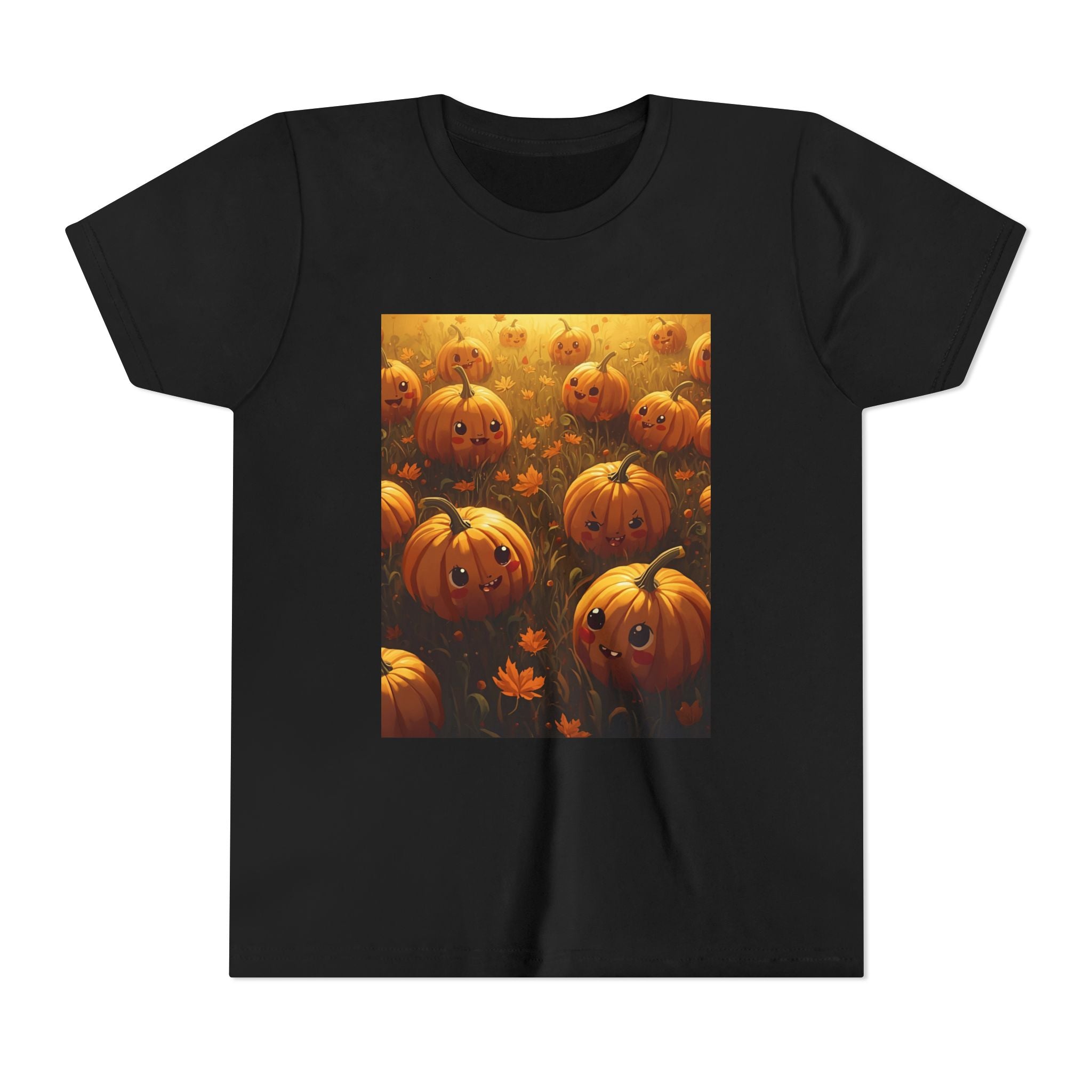 Pumpkin Halloween Youth Tee, Fall Shirt, Halloween Gift, Kids Halloween Apparel, Harvest Celebration T-shirt