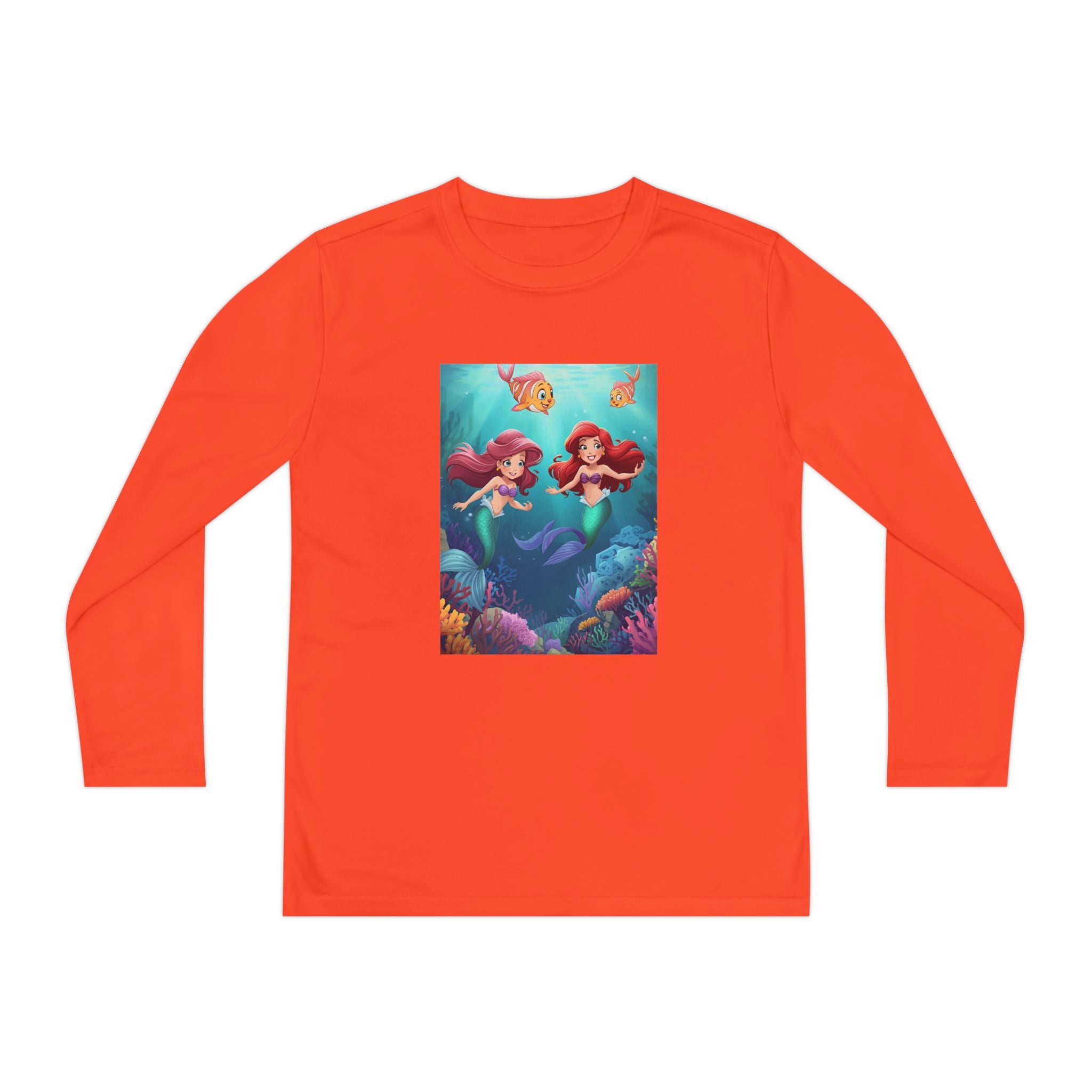 Mermaid Youth Long Sleeve Competitor Tee