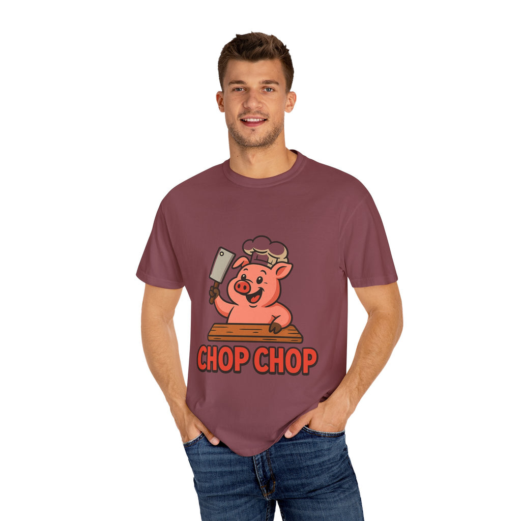 Funny Chef Pig T-shirt, Humorous Cooking Shirt, Gift for Food Lovers, BBQ Master Tee, Fun Kitchen Apparel