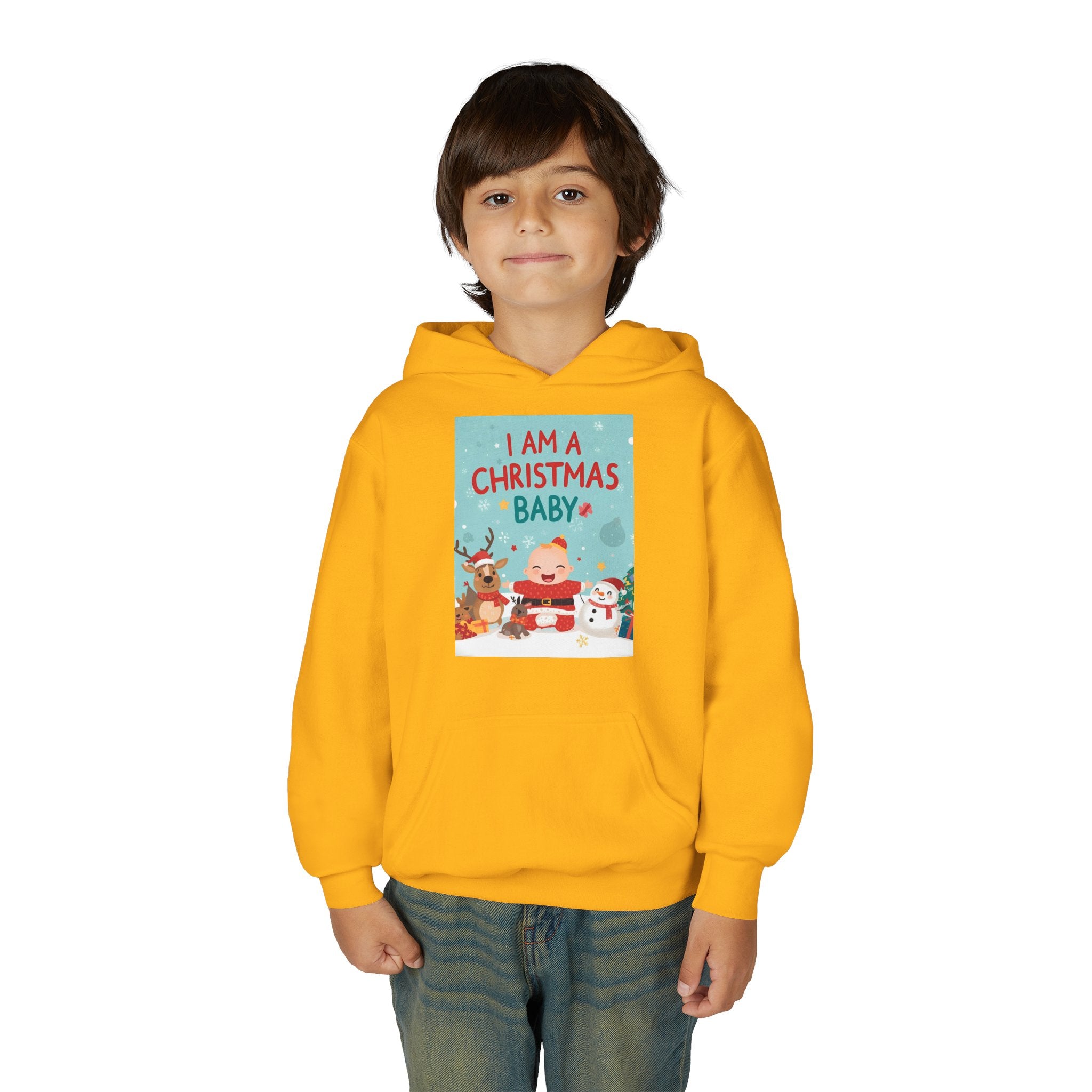 Christmas Youth Heavy Blend Hooded Sweatshirt
