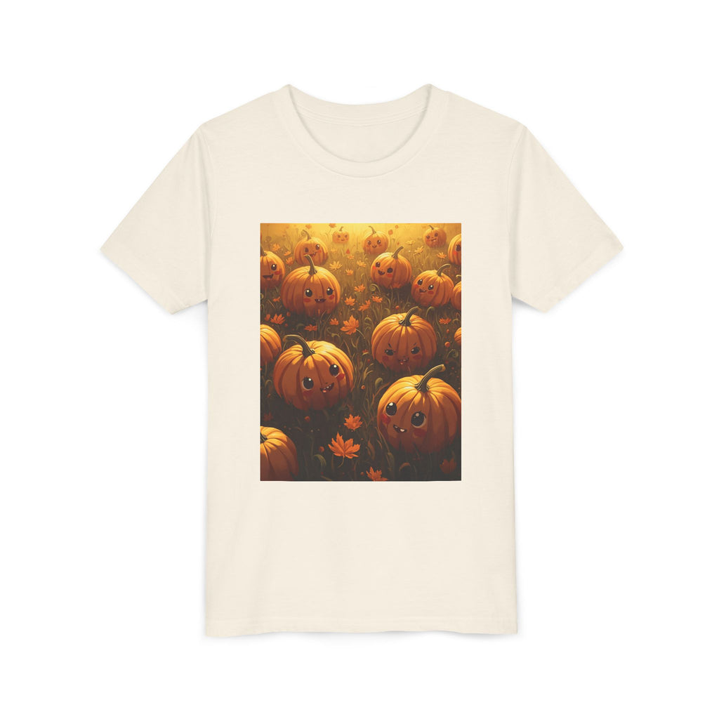 Pumpkin Halloween Youth Tee, Fall Shirt, Halloween Gift, Kids Halloween Apparel, Harvest Celebration T-shirt