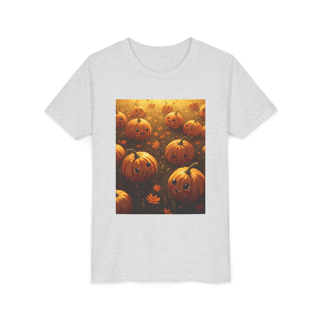 Pumpkin Halloween Youth Tee, Fall Shirt, Halloween Gift, Kids Halloween Apparel, Harvest Celebration T-shirt
