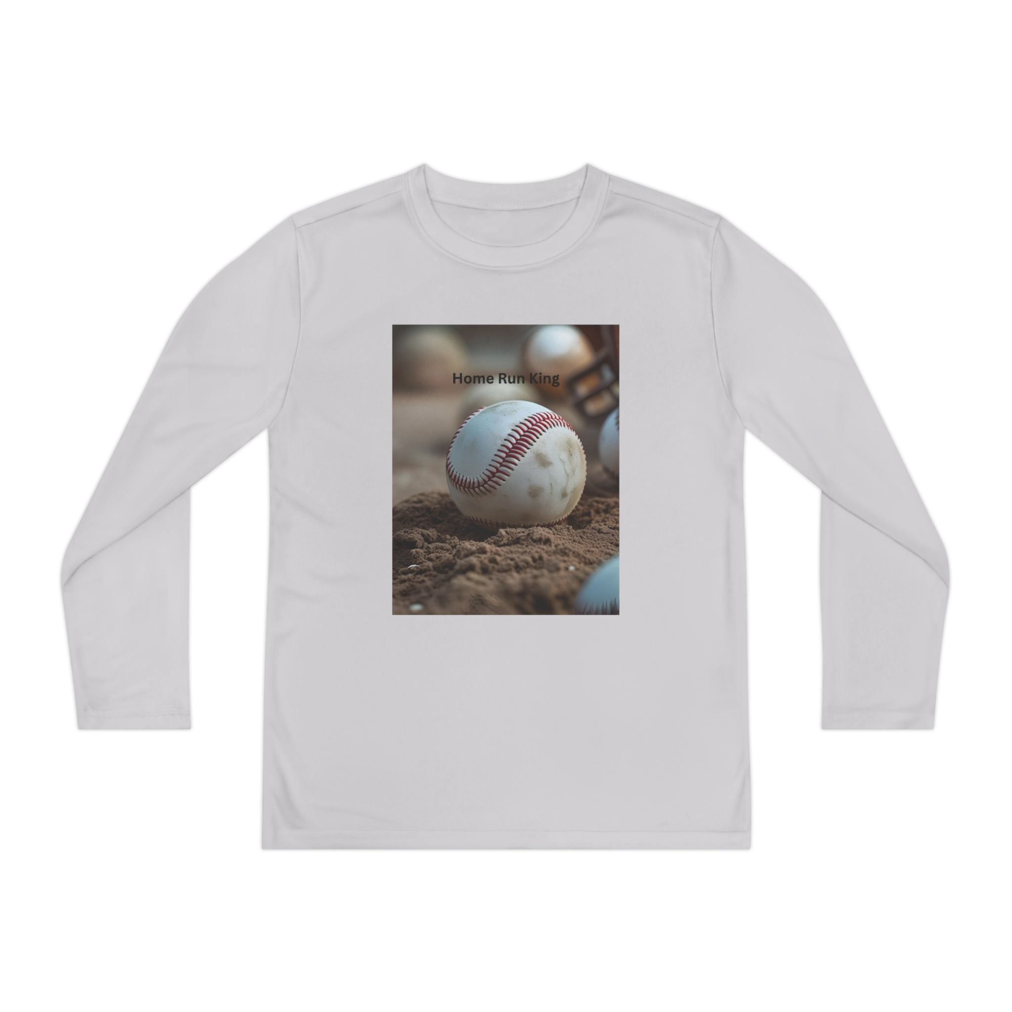 Baseball Youth Long Sleeve Shirt, Kids Sports Tee, Team Fundraiser, Athletic Wear, Birthday Gift, Gifts for Young Players