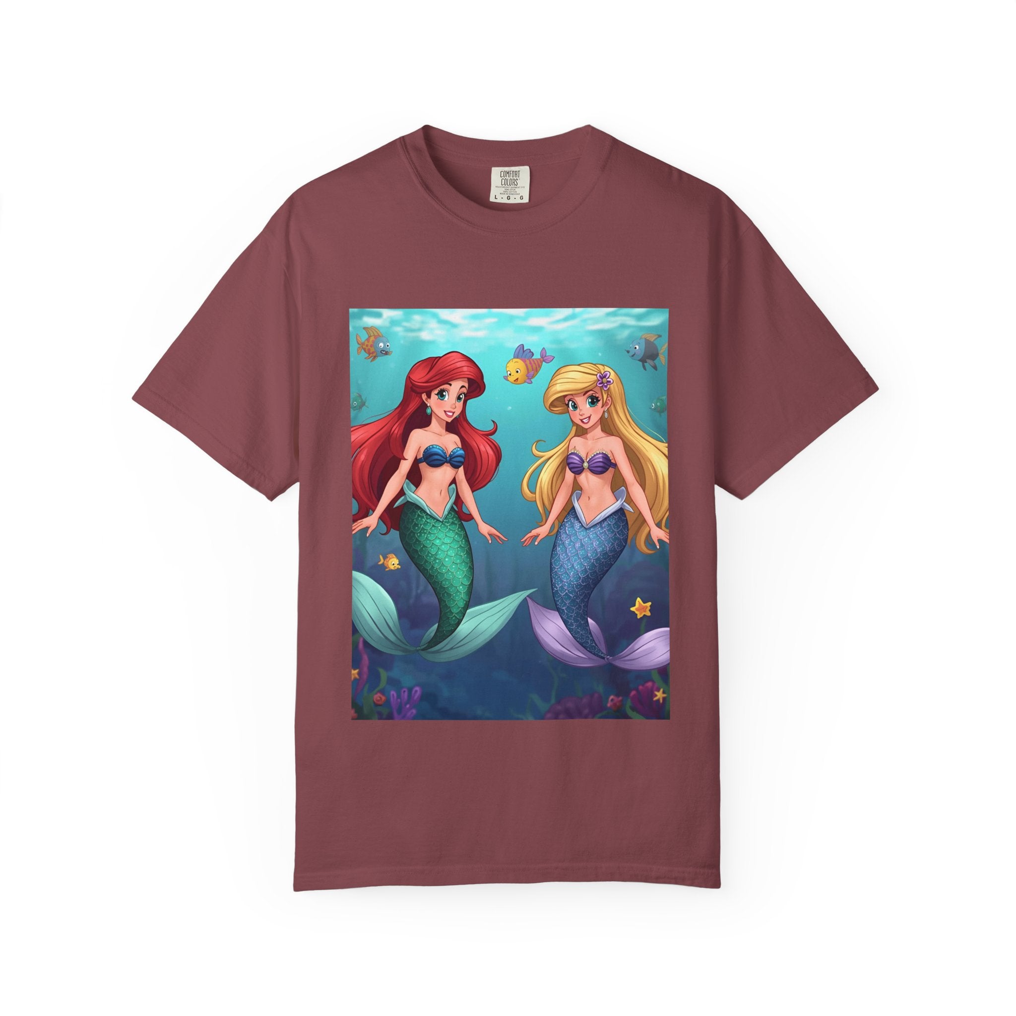Mermaid Unisex Garment-Dyed T-shirt