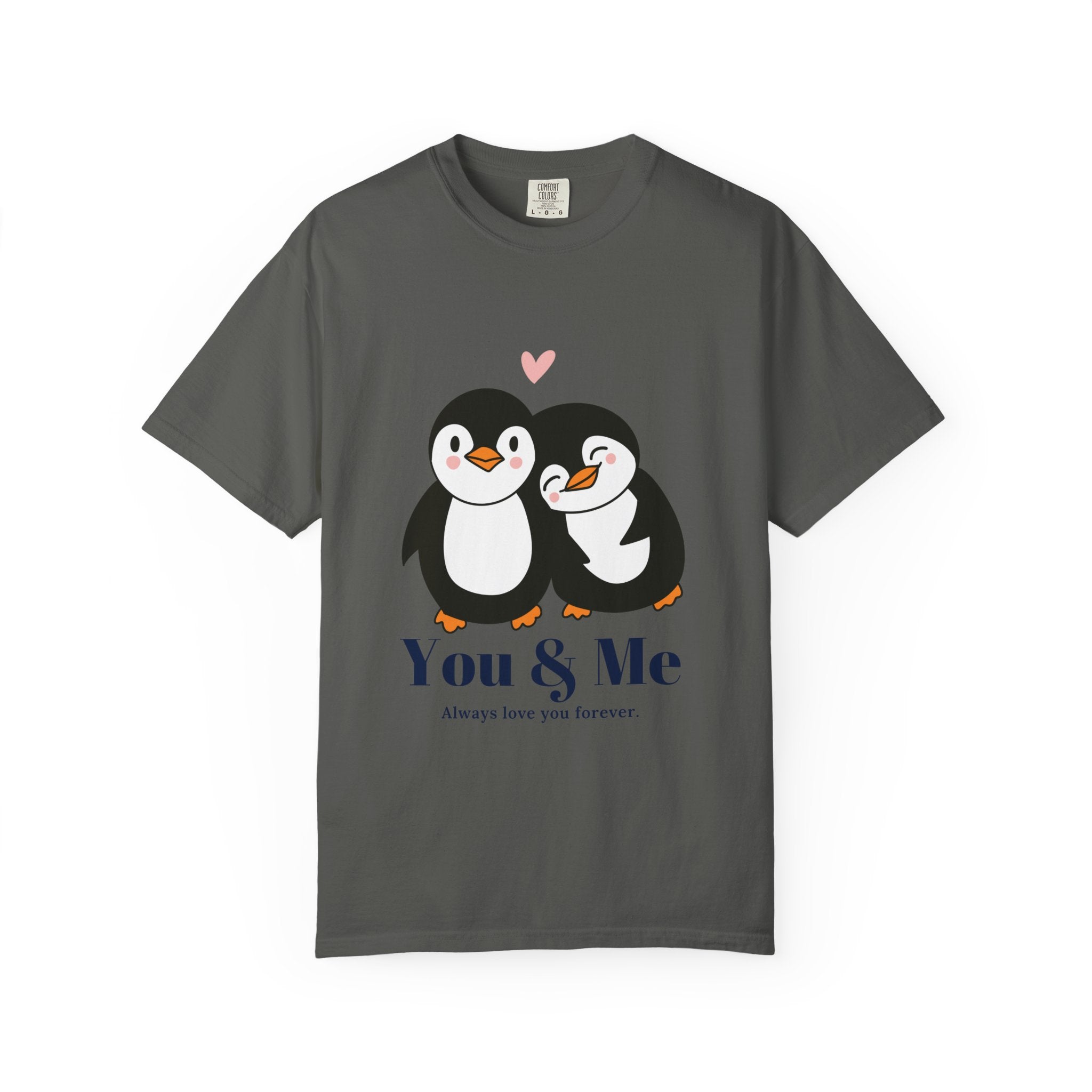 Cute Penguin Couples T-shirt, Valentine's Gift, Relationship Shirt, Birthday Present, Unisex T-Shirt, Love Apparel
