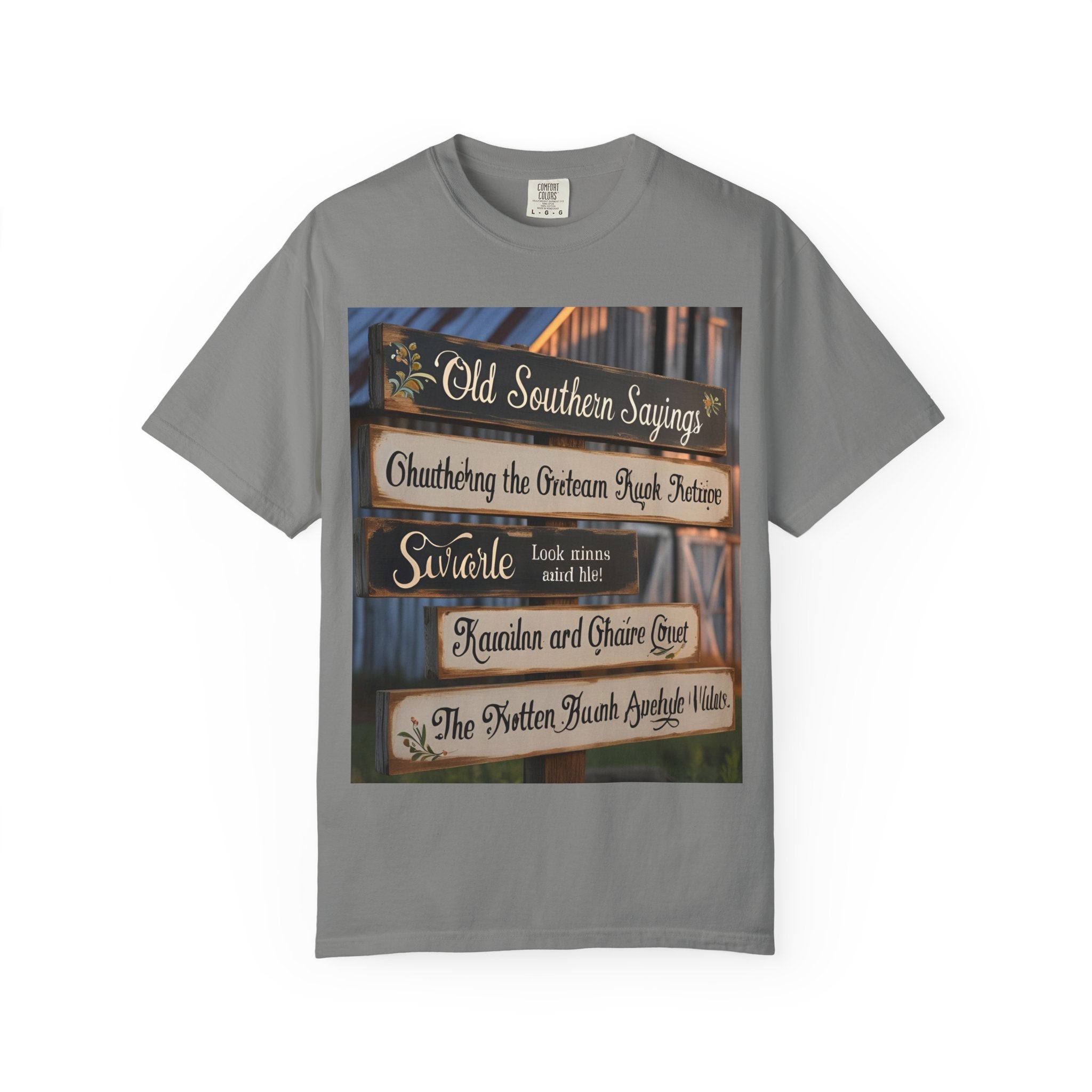 Old Southern Sayings Crossing T-Shirt, Gift for Southerners, Vintage Style Tee, Casual Comfort Wear, Perfect for Gatherings and Celebrations