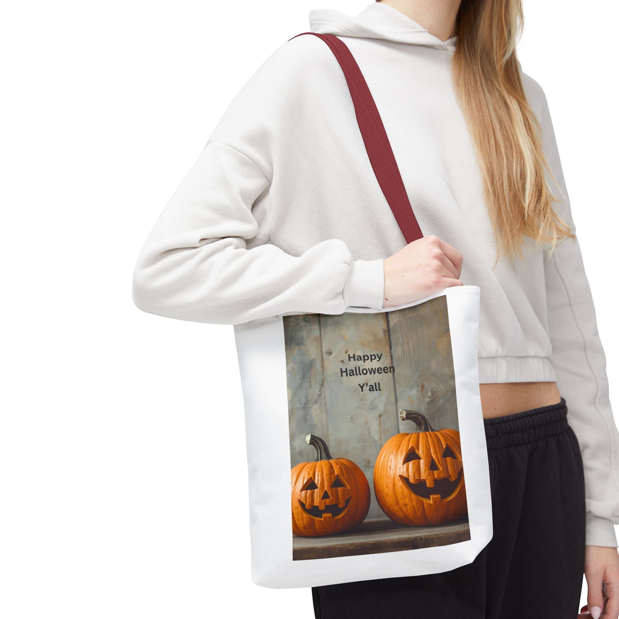 Halloween Pumpkin Tote Bag, Perfect for Fall Celebrations, Trick or Treating, Seasonal Gifts, Cute Halloween Decor, Eco-Friendly Carryall