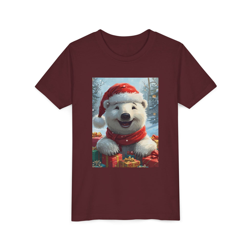 Christmas Bear Youth Short Sleeve Tee