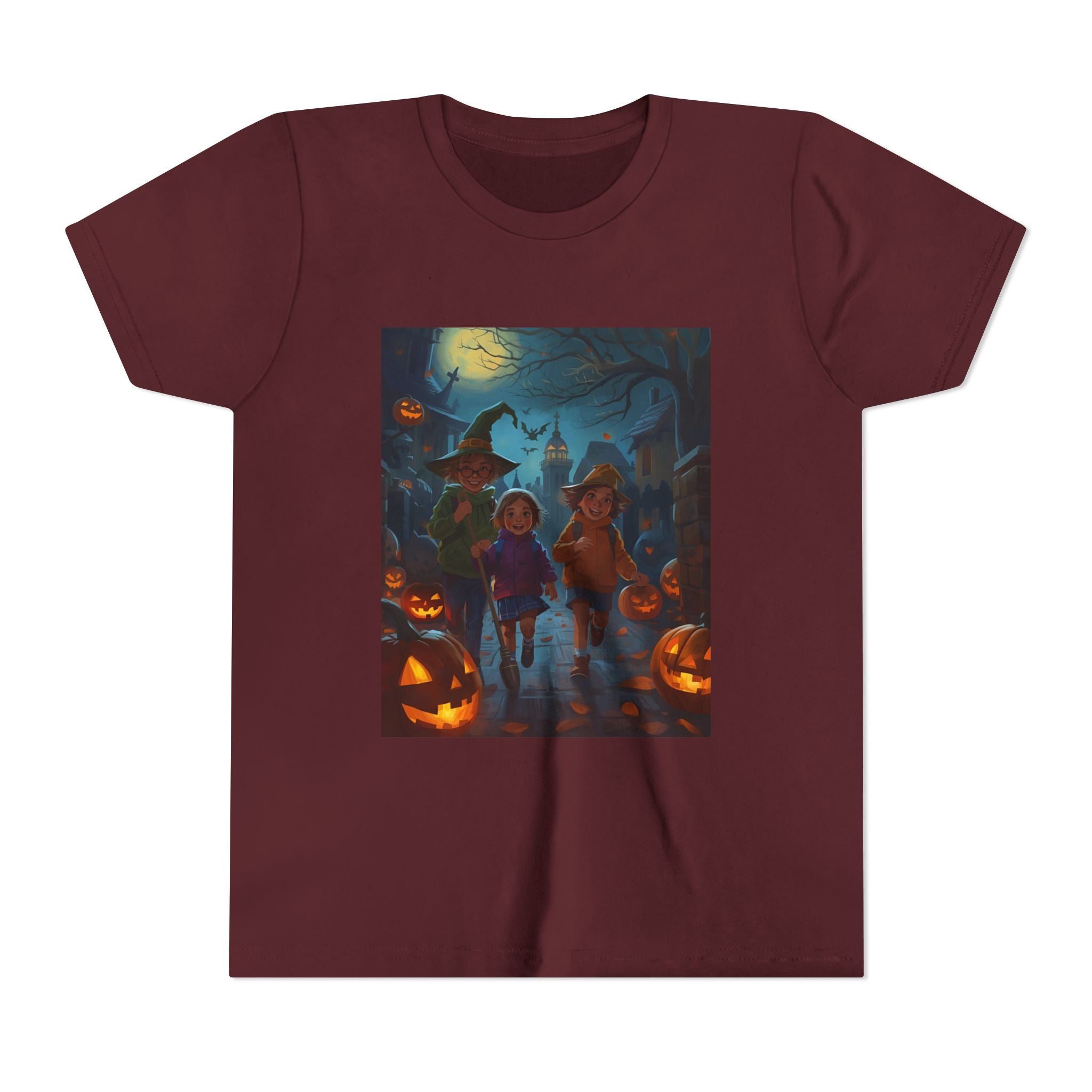 Spooky Halloween Youth Tee | Fun Kids Shirt for Halloween Parties, Trick-or-Treating, Fall Celebrations, Spooky Vibes, Cute Costumes
