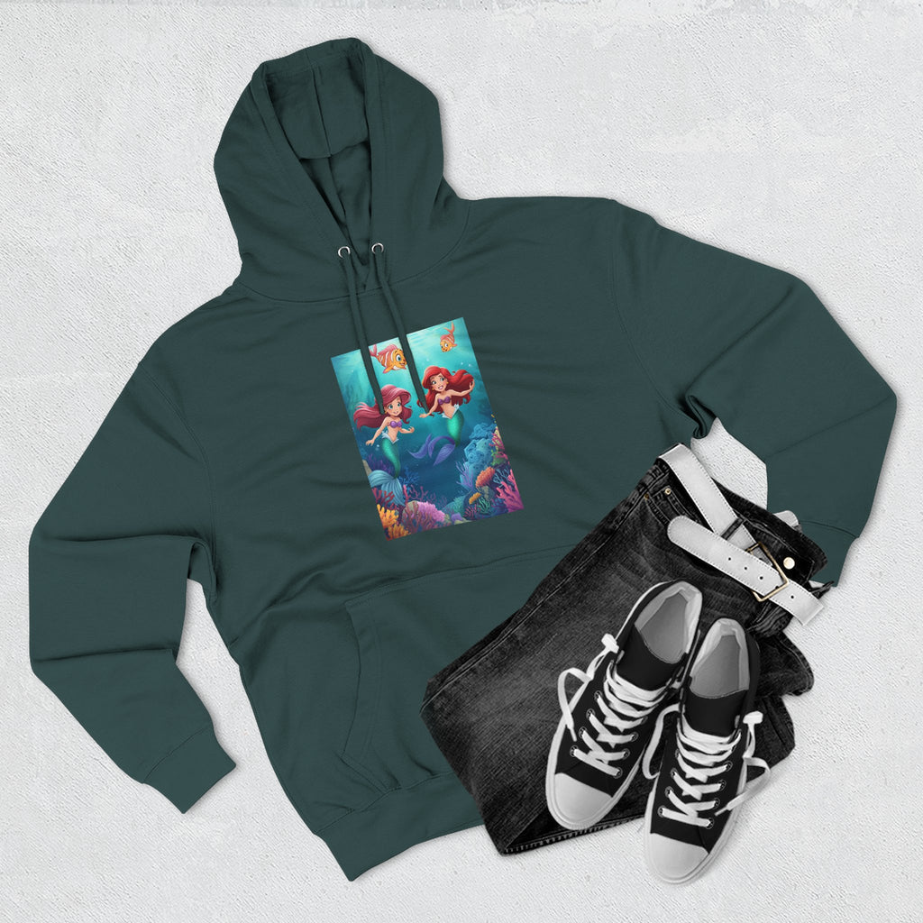 Mermaid Three-Panel Fleece Hoodie