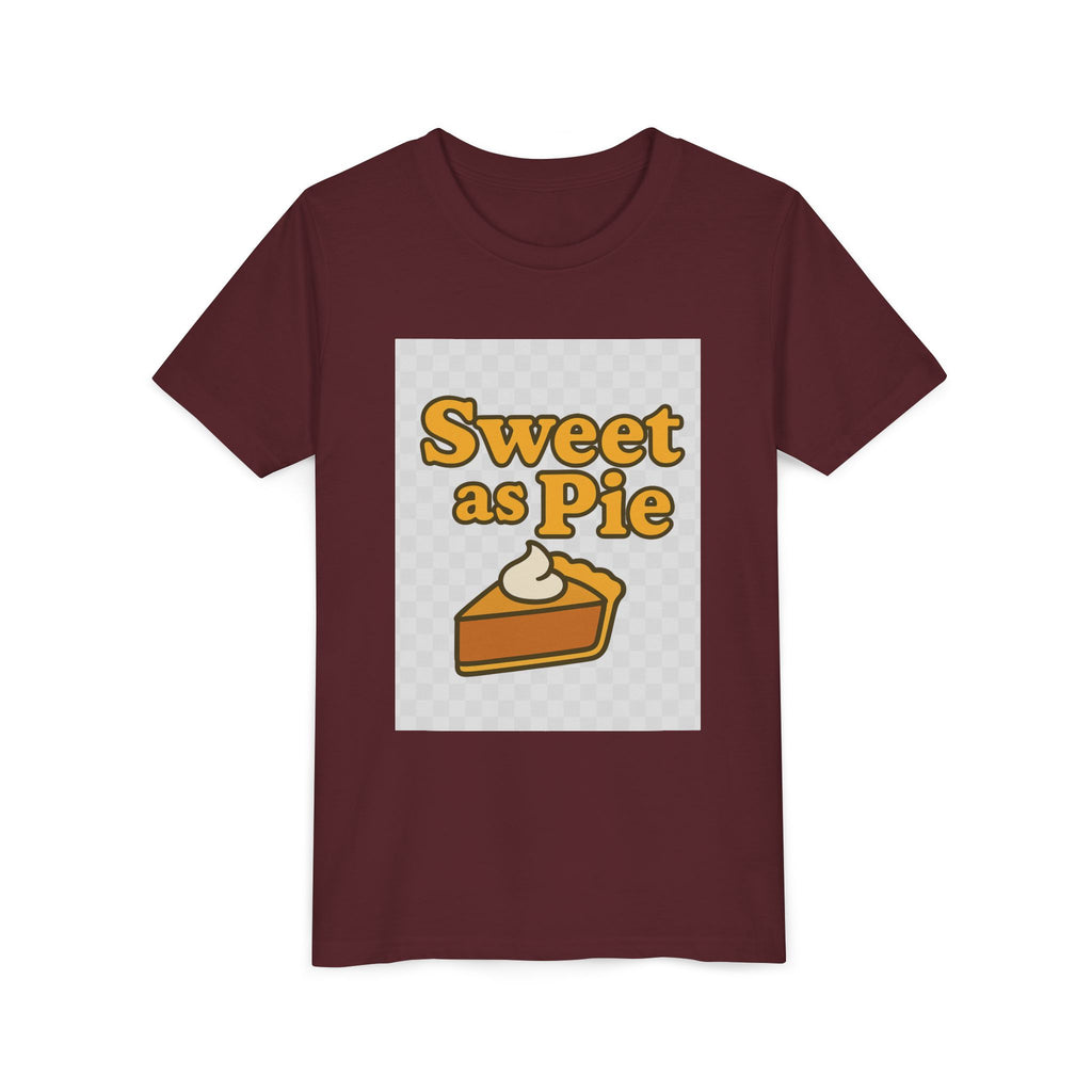 Sweet as Pie Youth Tee - Cute Dessert Graphic T-Shirt for Kids