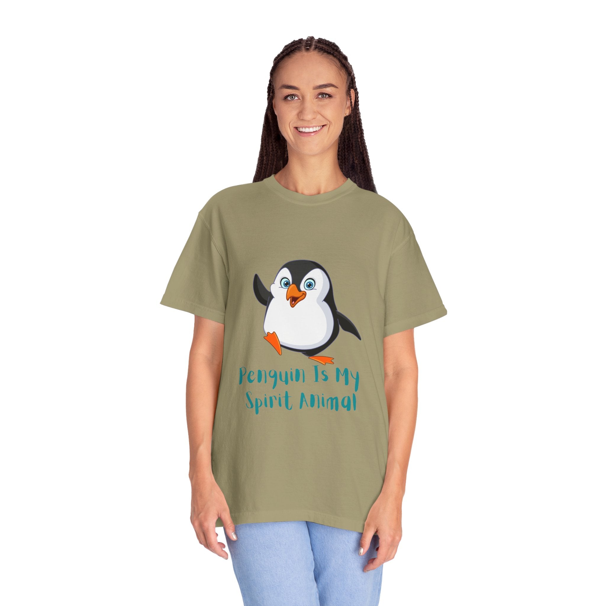 Penguin Spirit Animal T-Shirt - Fun Graphic Tee, Animal Lover Gift, Casual Wear, Unisex Fashion, Cute Birthday Top