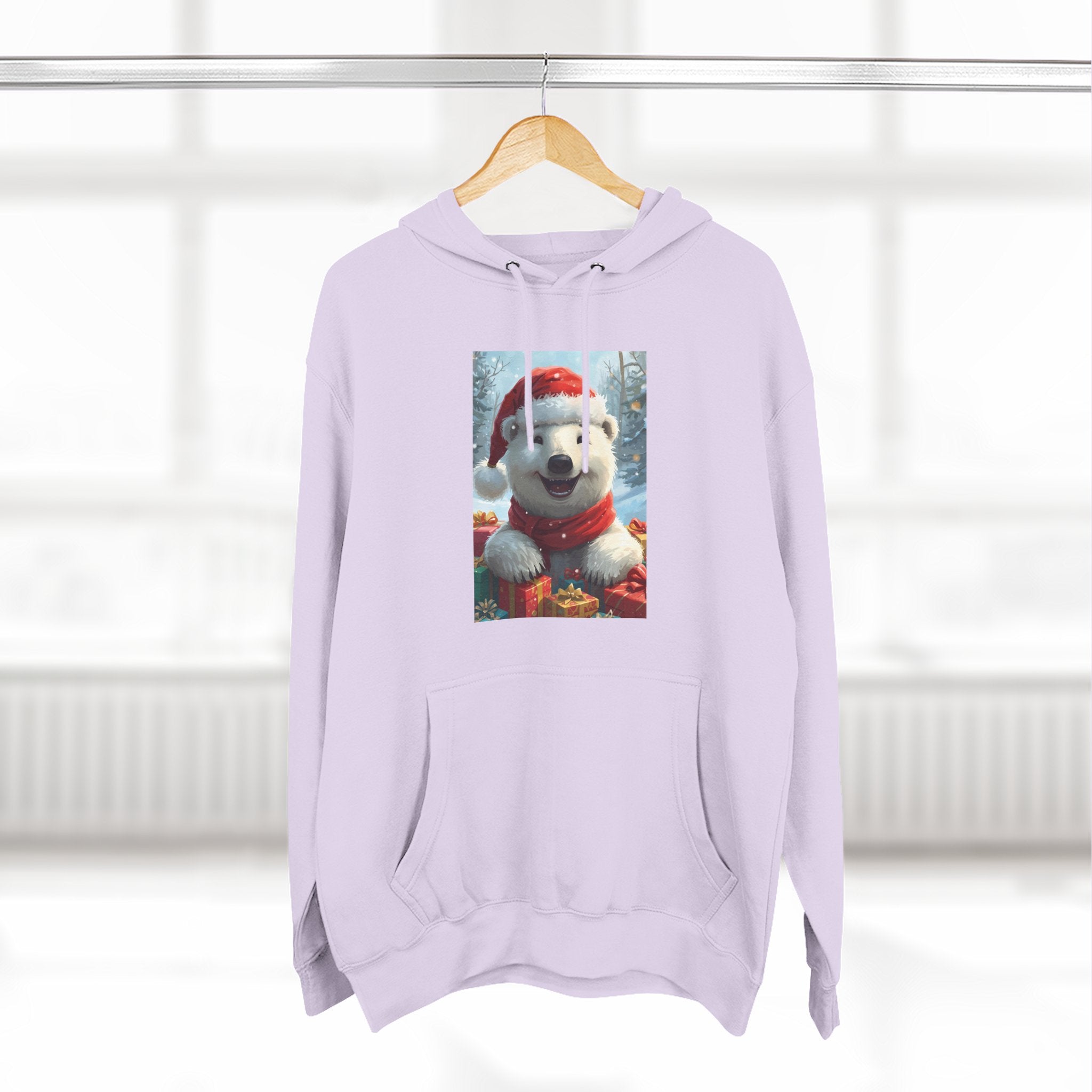 Cozy Winter Hoodie, Festive Fleece Sweatshirt with Cute Holiday Design, Perfect for Christmas Gifts, Casual Winter Wear, Dog Lover Apparel