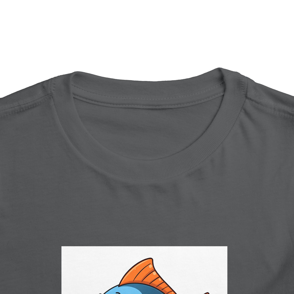 Here Fishy Fishy Fishy Toddler Short Sleeve Tee