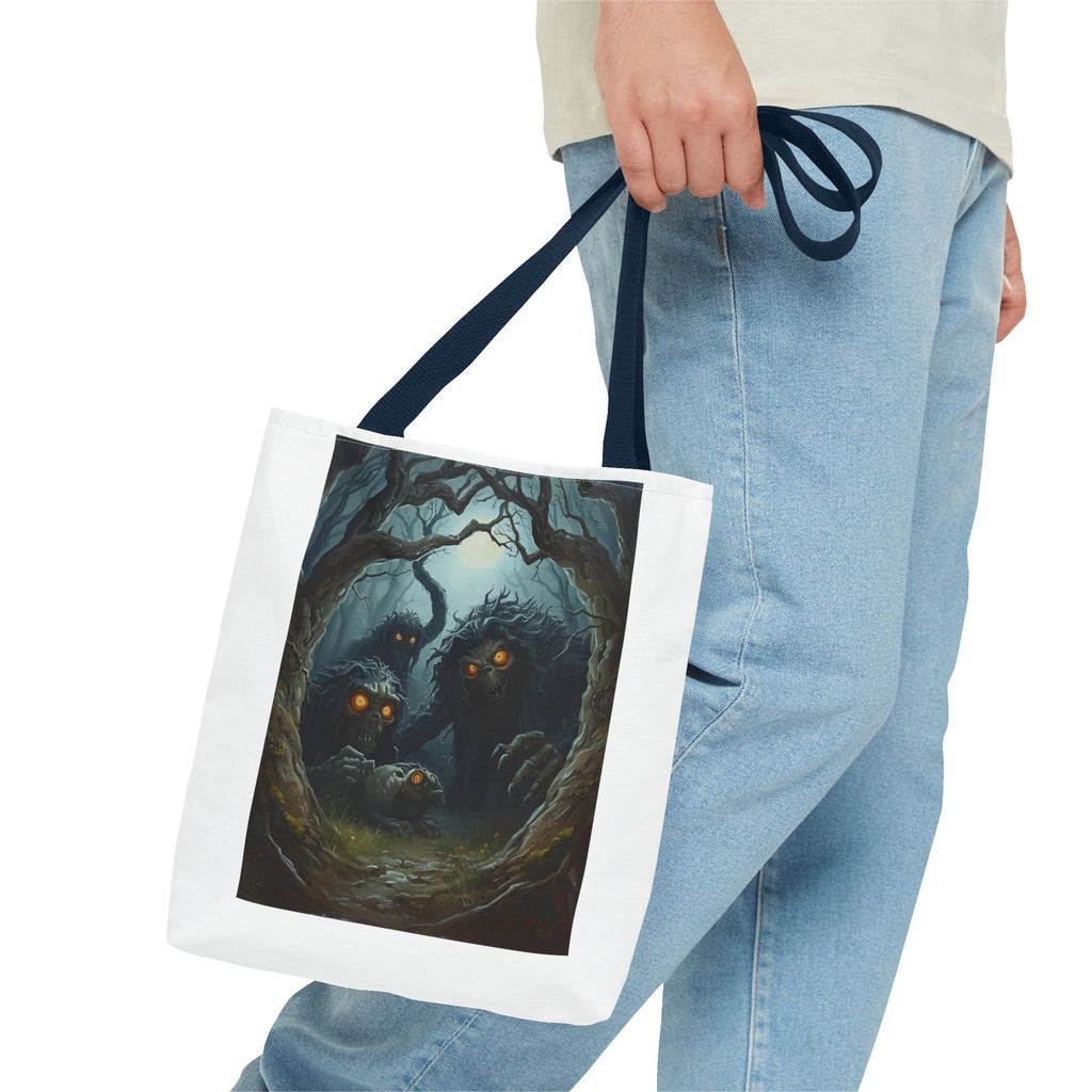 Spooky Forest Creatures Tote Bag (AOP)
