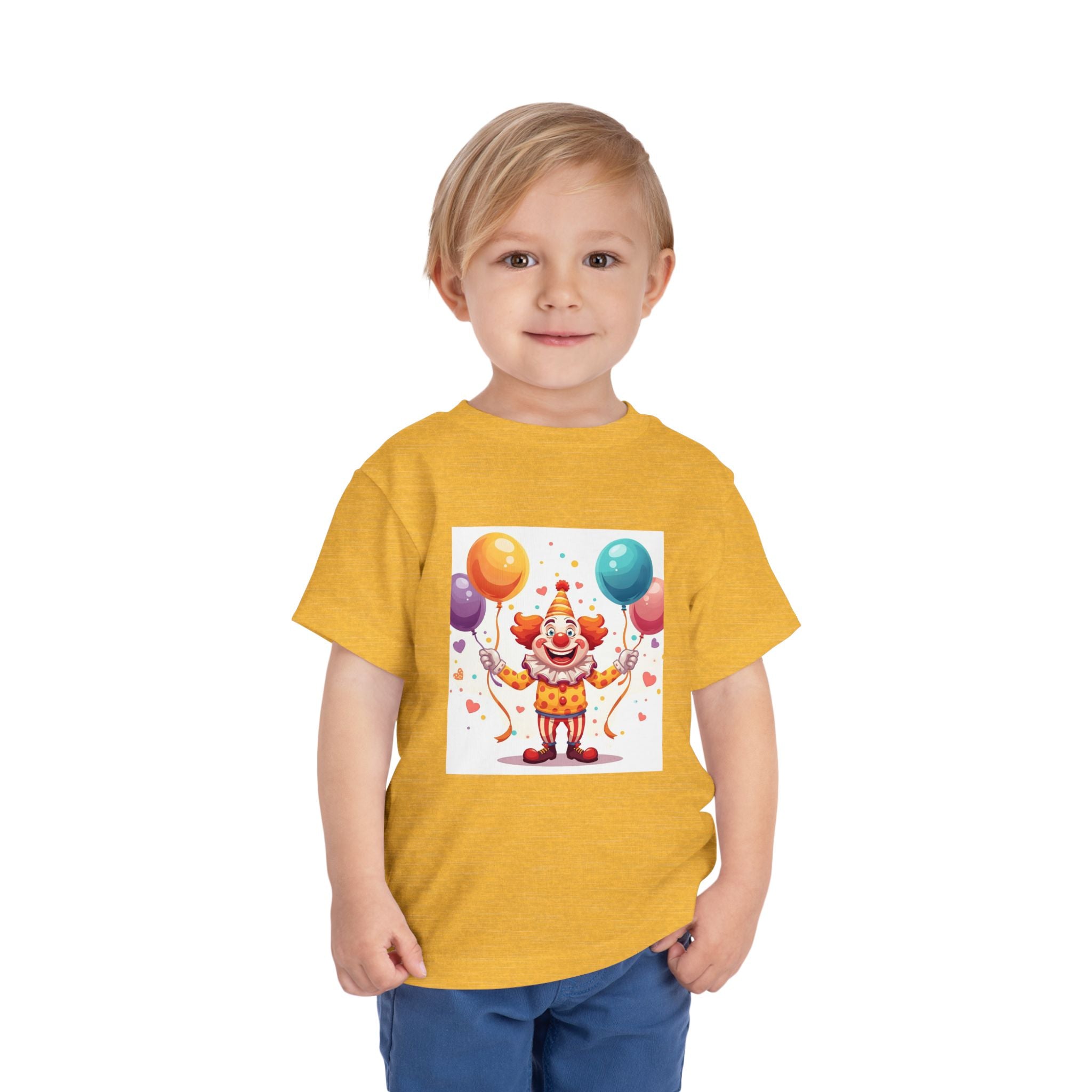 Funny Clown Toddler Short Sleeve Tee