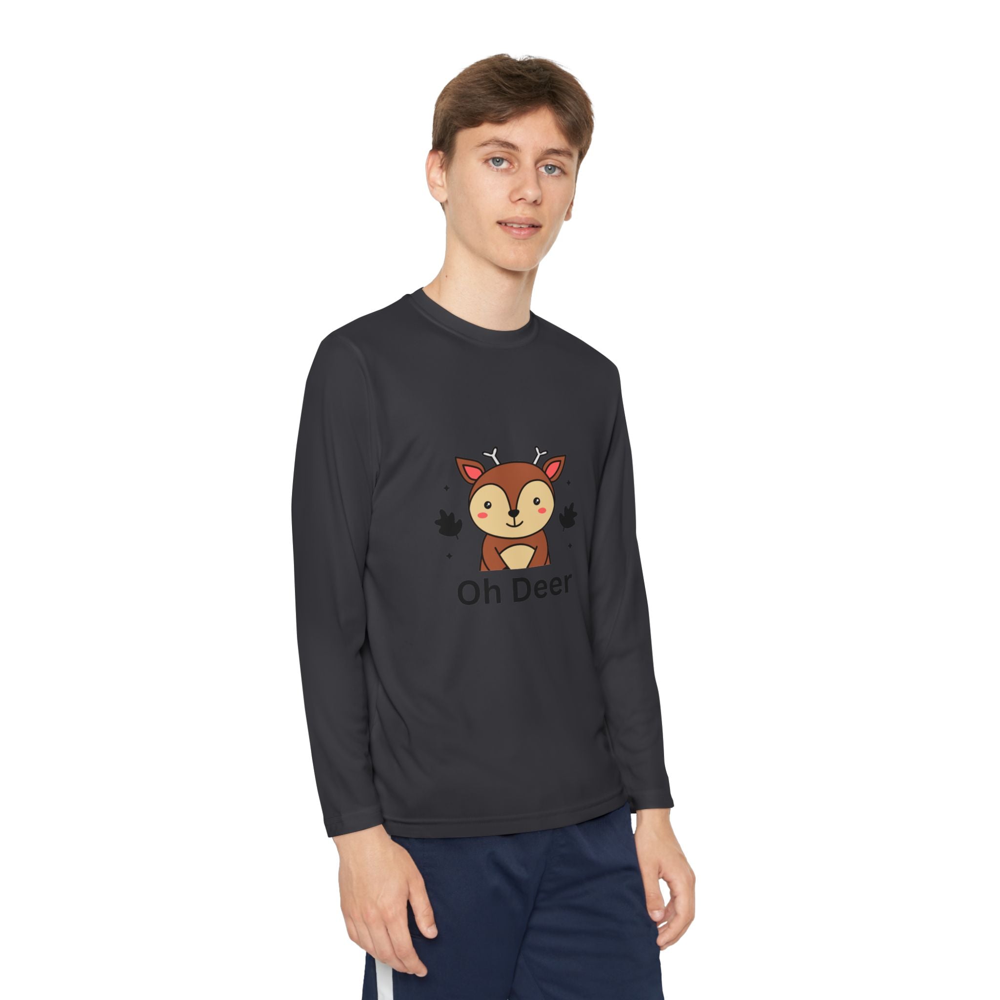 Oh Deer Youth Long Sleeve Competitor Tee