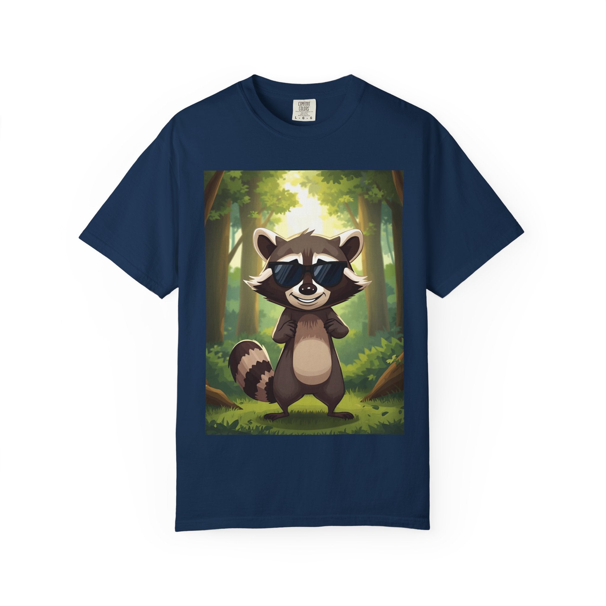 Whimsical Raccoon T-Shirt, Fun Nature Tee, Unisex Forest Shirt, Gift for Animal Lovers, Cute Wildlife Apparel