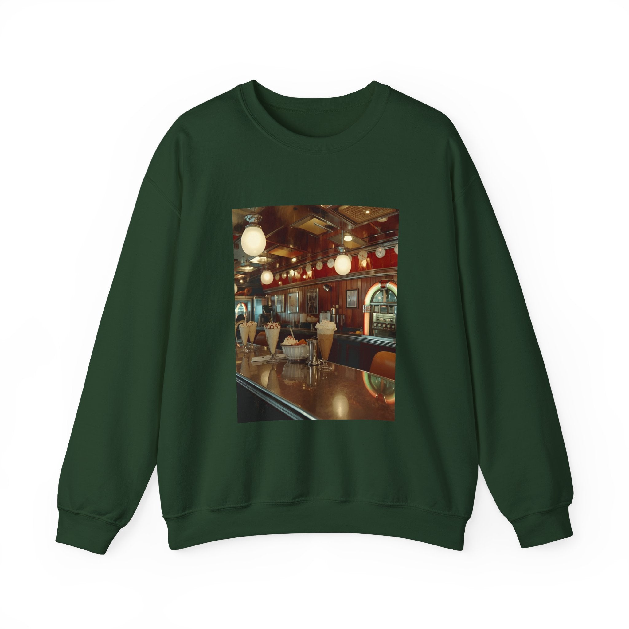 Cozy Café Vibes Sweatshirt, Unisex Crewneck, Coffee Lover Gift, Retro Coffee Shop Aesthetic, Perfect for Fall, Great for Lounging