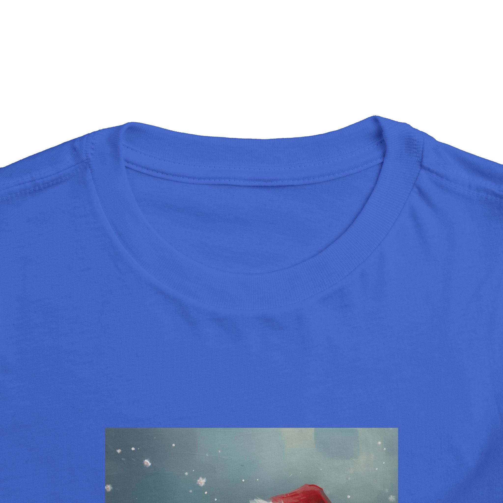 Cute Christmas Bear Toddler Short Sleeve Tee