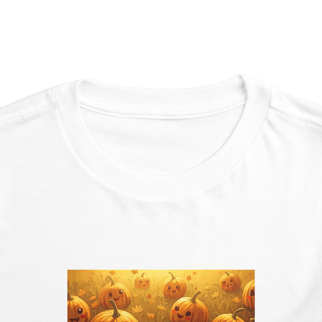 Pumpkin Halloween Toddler Tee - Cute Halloween Shirt, Fall Outfit, Pumpkin Lovers Gift, Kids Halloween Apparel, Toddler Party Tee