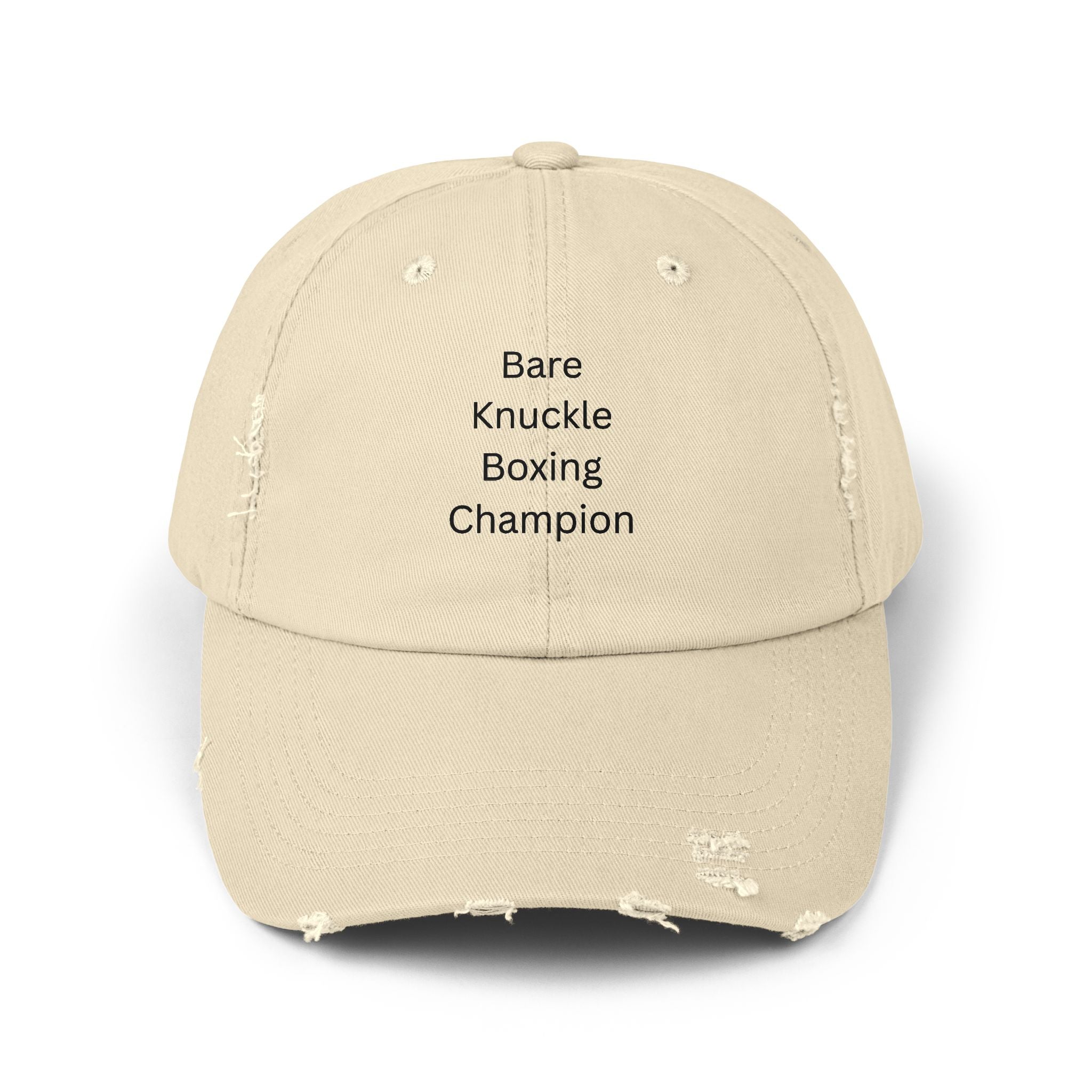Distressed Cap for Boxing Enthusiasts, Adjustable Hat, Casual Wear, Sports Gift, Vintage Style, Unisex Headwear