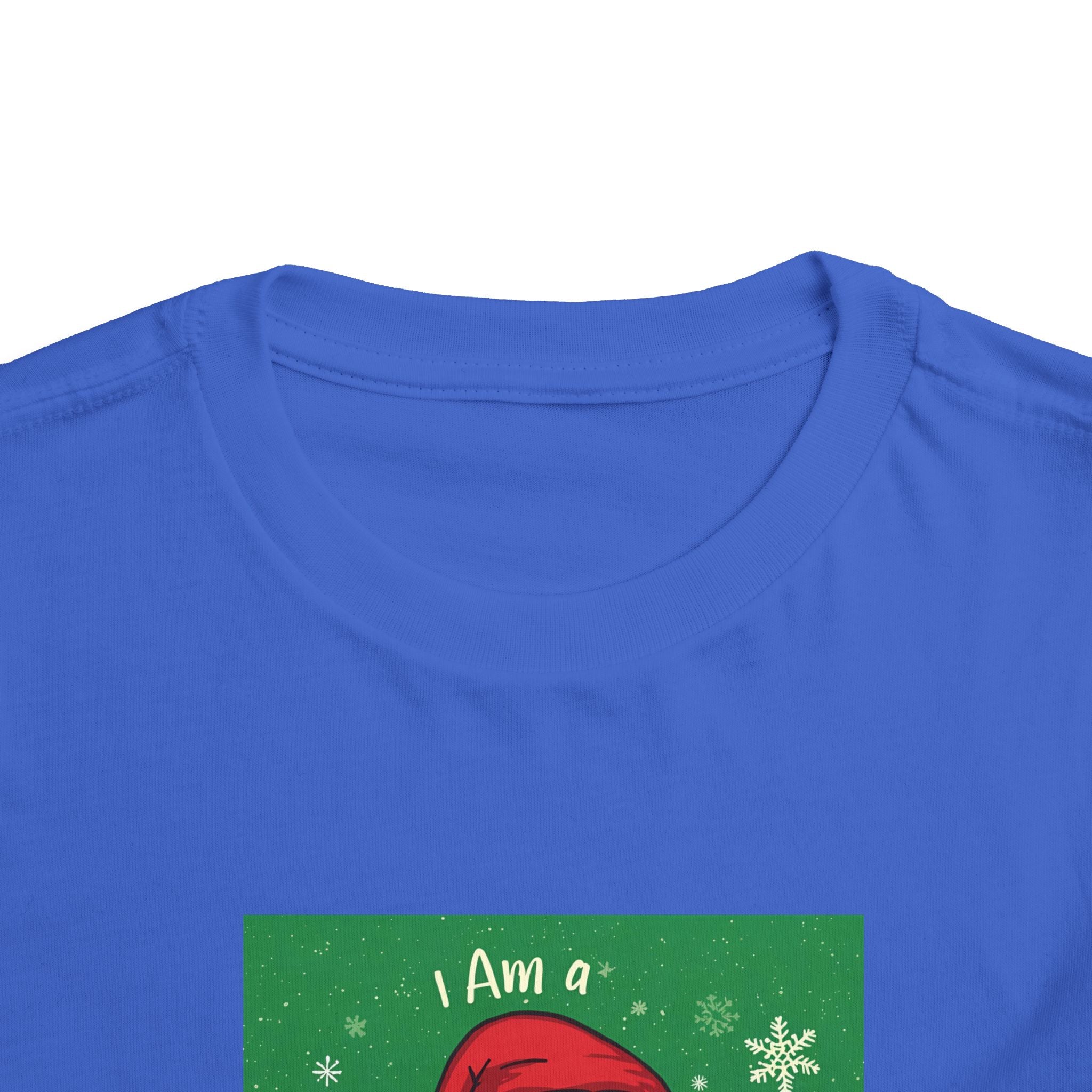 I Am A Christmas Baby Toddler Short Sleeve Tee