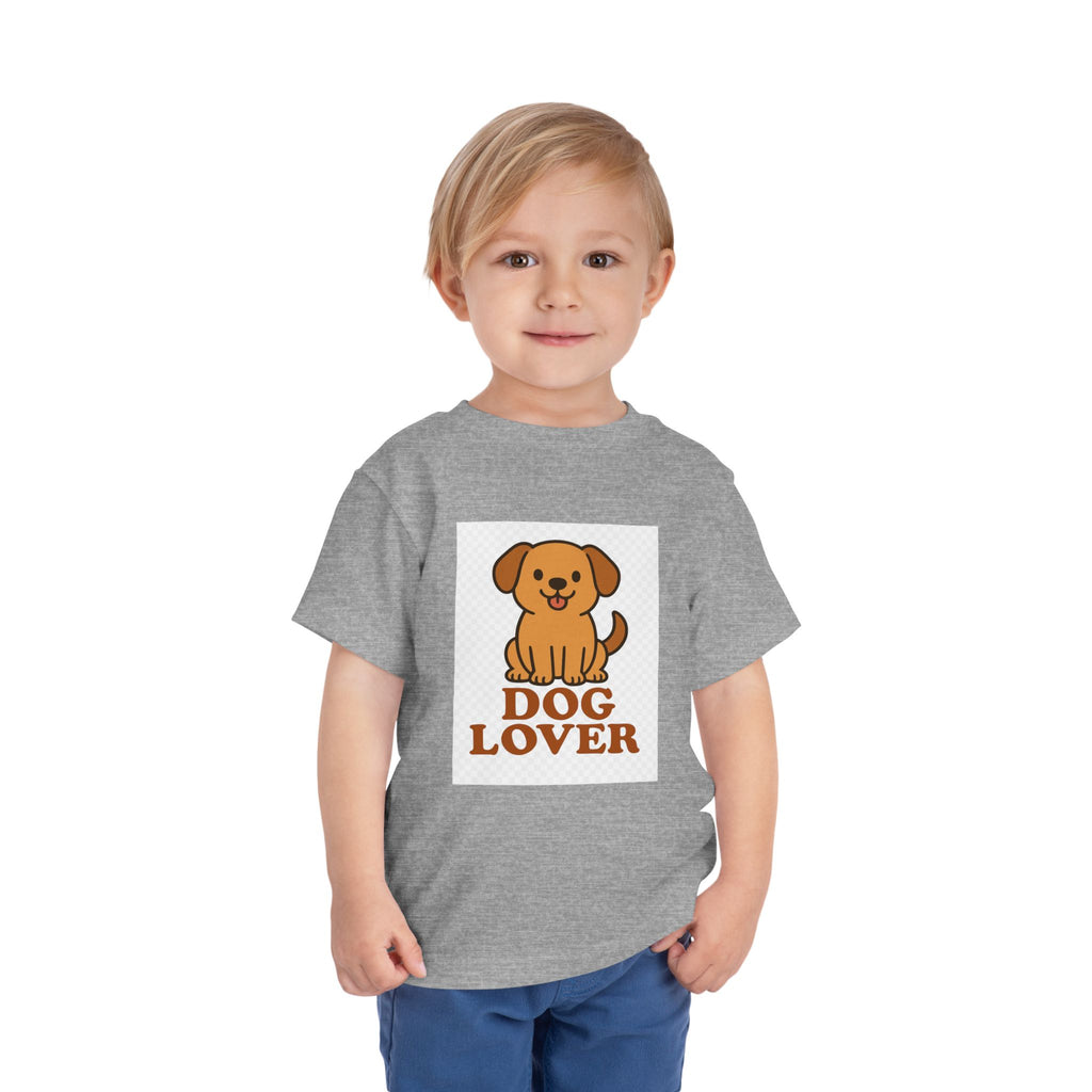 Dog Lover Toddler Tee - Cute Kids Shirt, Animal Lover Gift, Playtime Apparel, Birthday Outfit, Gift for Dog Owners