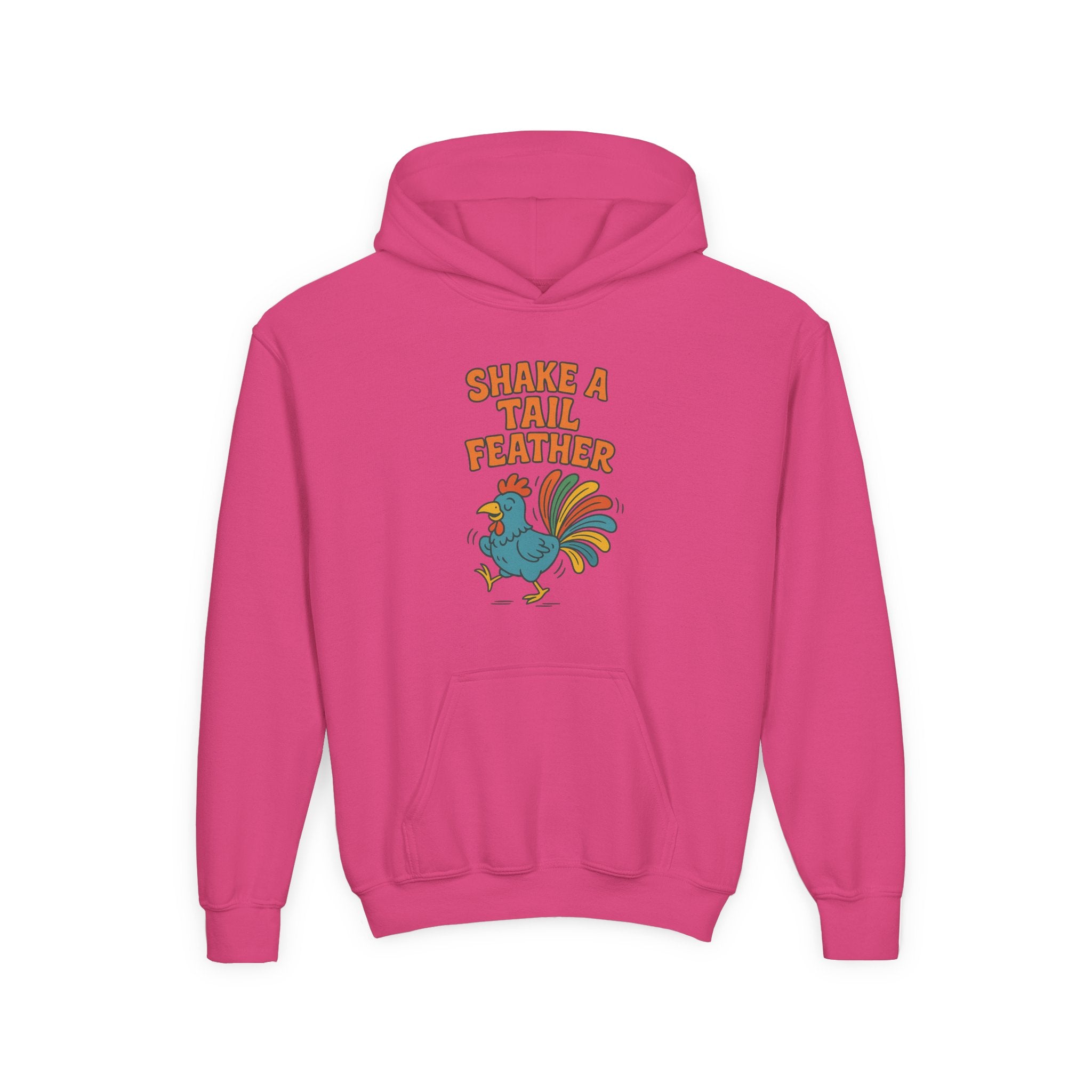 Shake A Tail Feather Youth Heavy Blend Hooded Sweatshirt