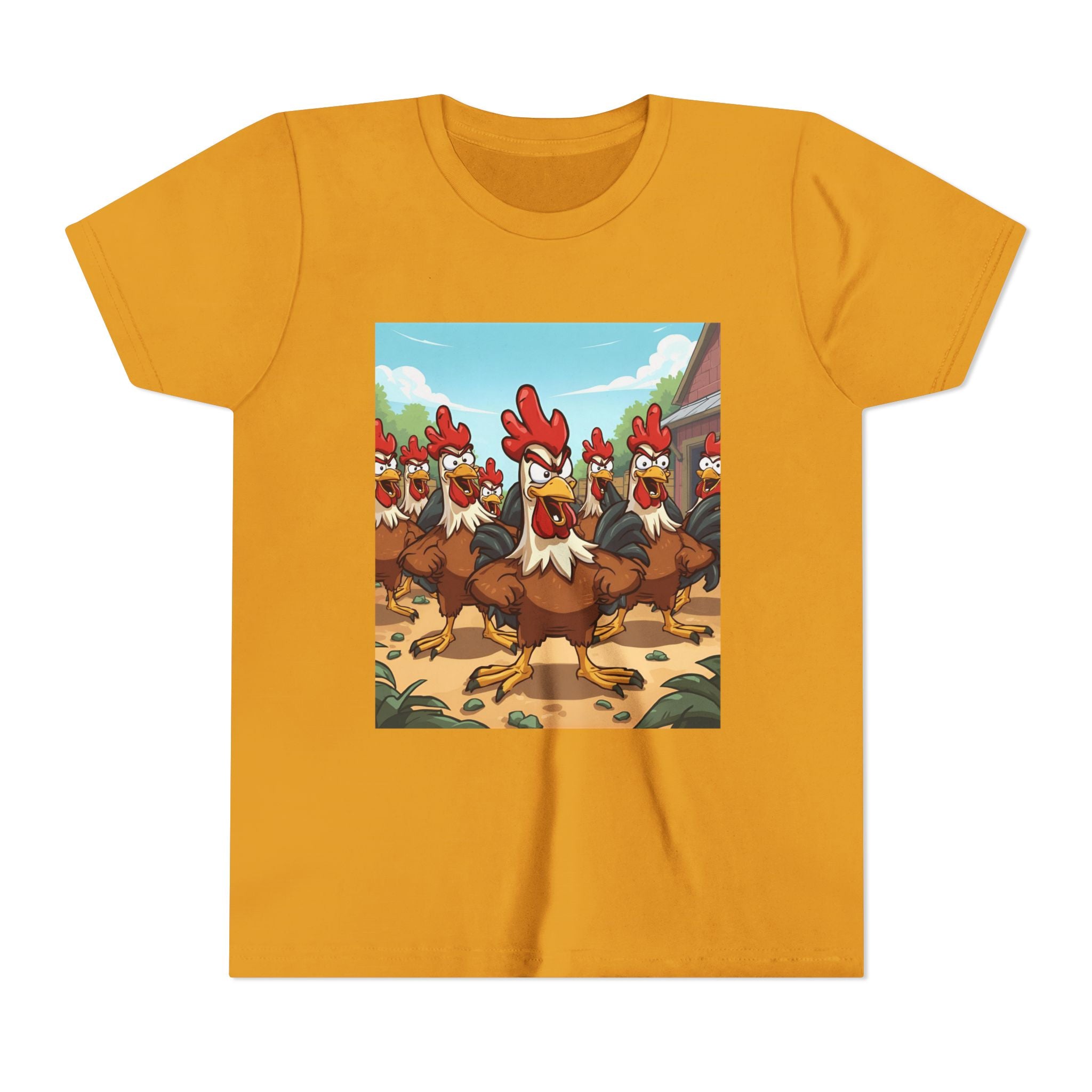 Chicken Funny Youth Short Sleeve Tee