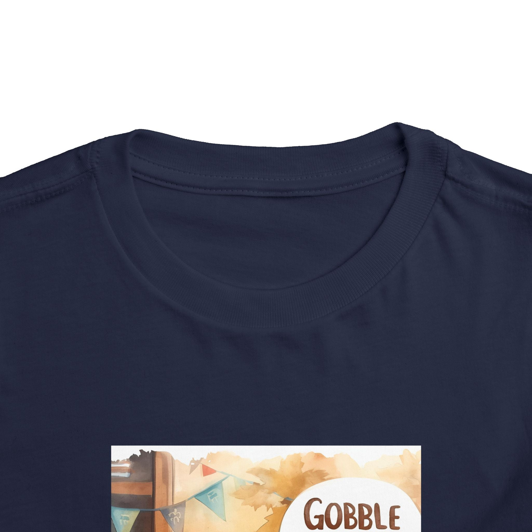Thanksgiving Turkey Toddler Short Sleeve Tee