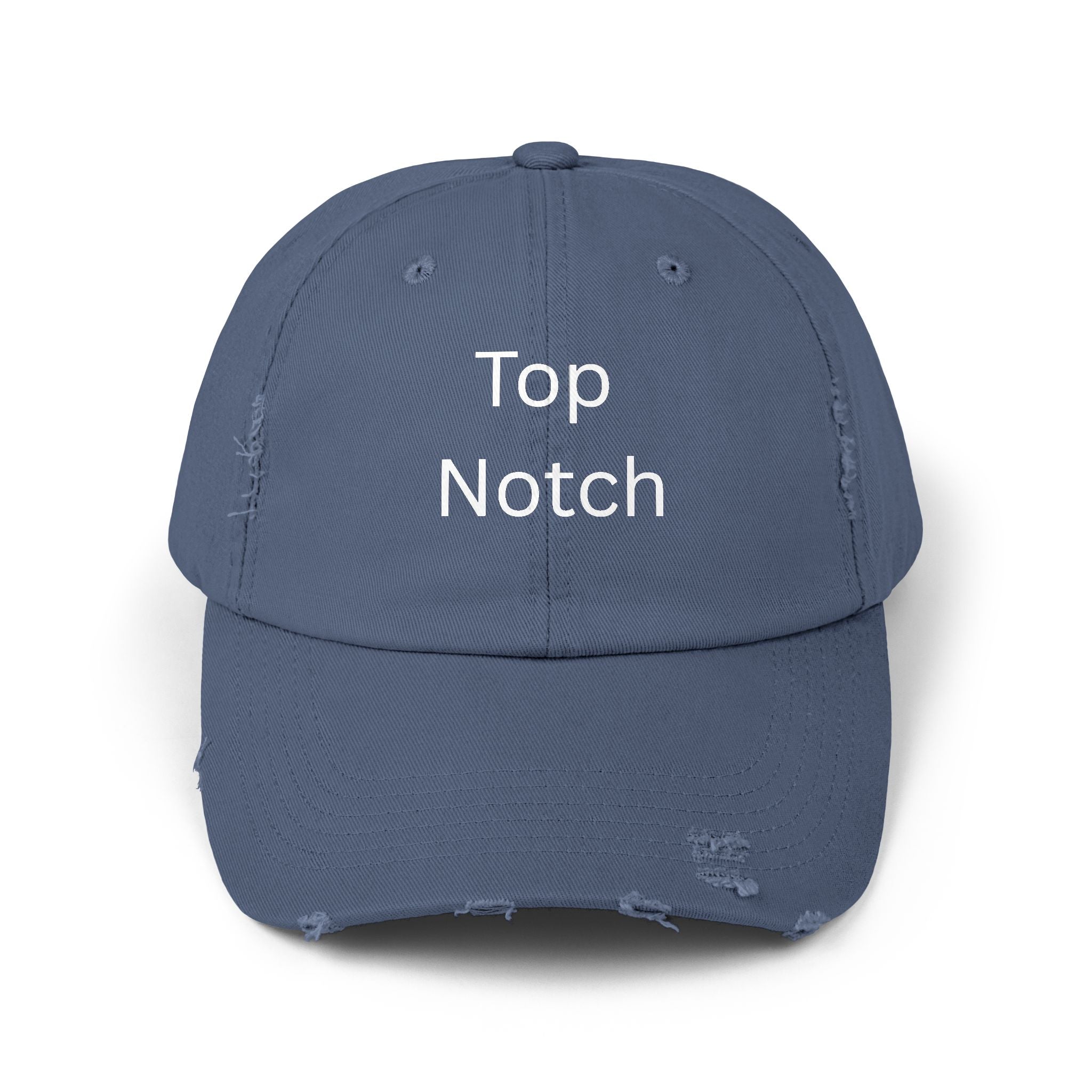 Top Notch Stylish Distressed Cap for Everyday Wear, Cool Casual Accessory, Perfect Gift, Trendy Hat, Top Notch Cap