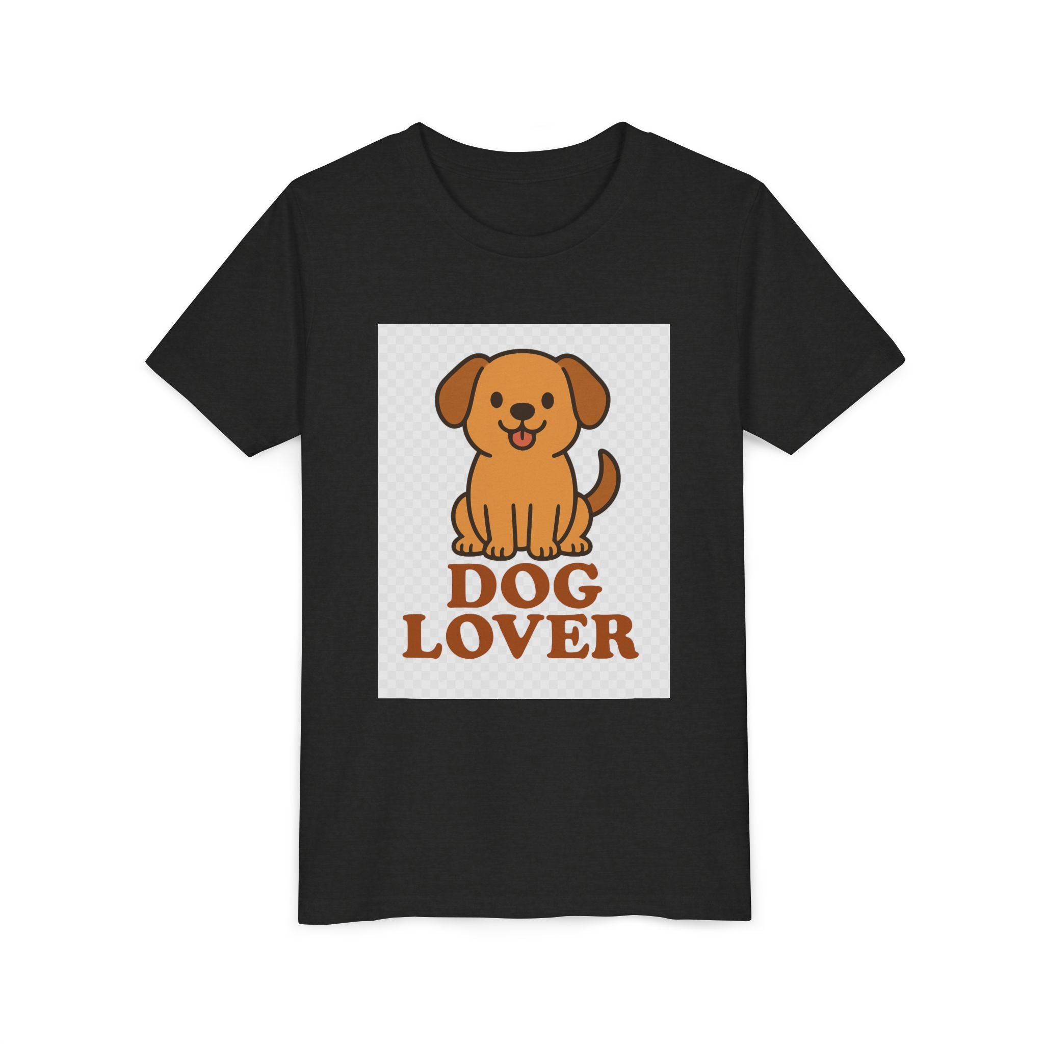 Cute Dog Lover Youth T-Shirt, Pet Lover Gift, Animal Tee, Kids Dog Shirt, Birthday Present for Kids, Fun Youth Apparel
