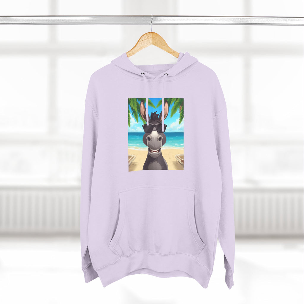 Donkey Beach Vibe Three-Panel Fleece Hoodie