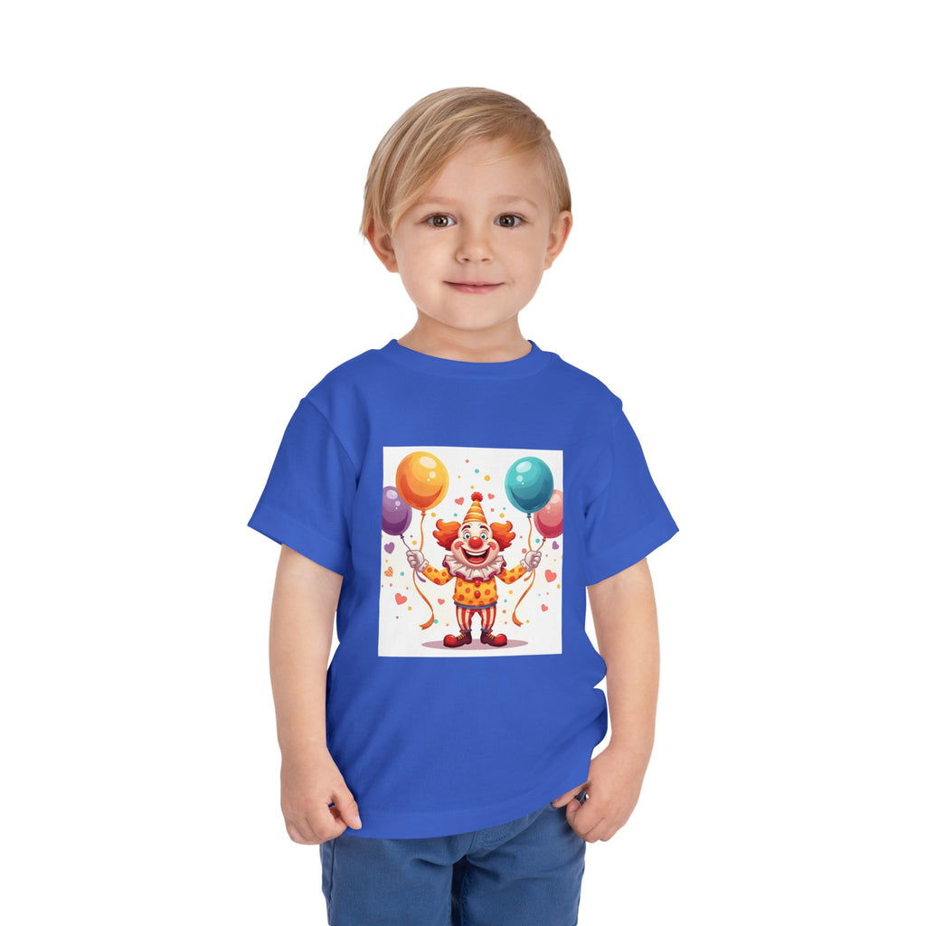 Funny Clown Toddler Short Sleeve Tee