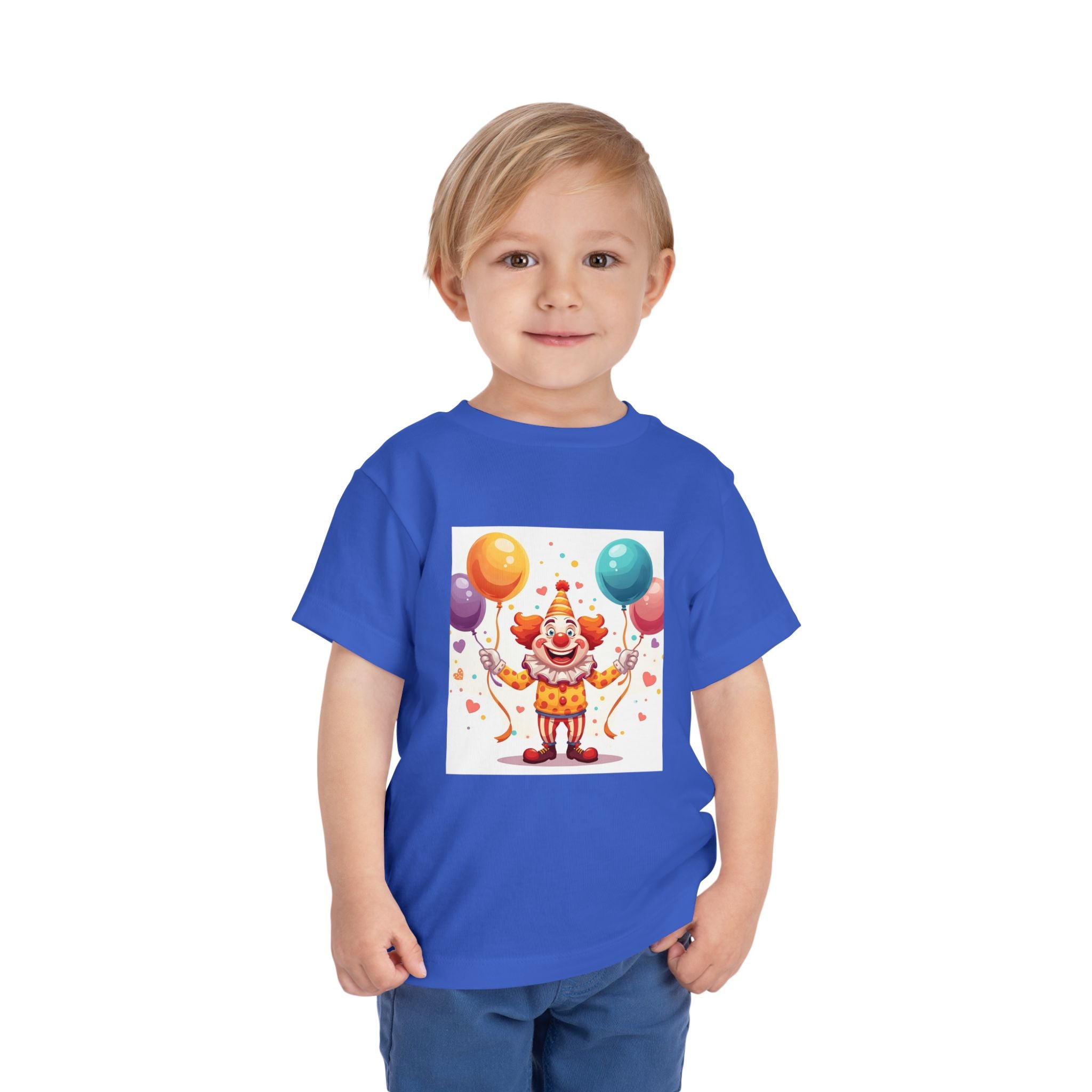 Funny Clown Toddler Short Sleeve Tee