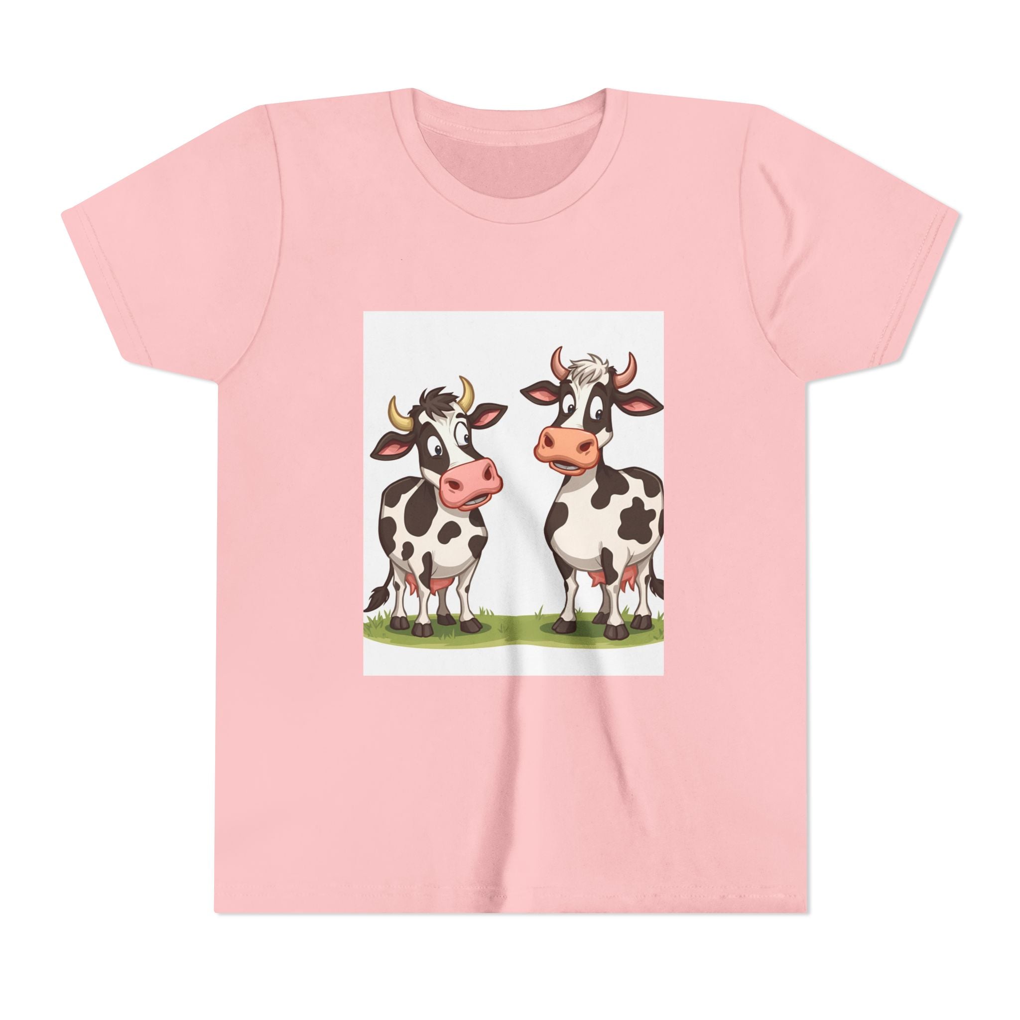 Cute Cows Youth Short Sleeve Tee