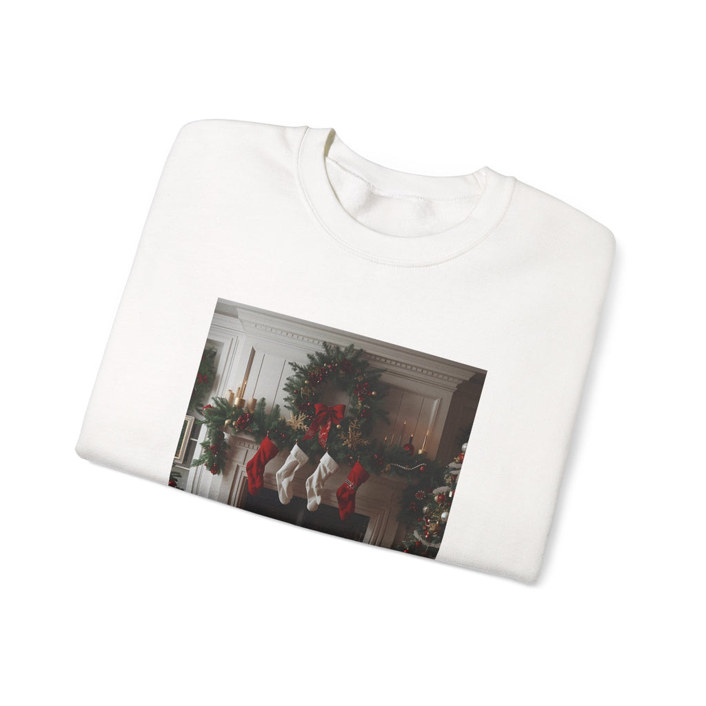 Cozy Christmas Sweatshirt, Holiday Comfort Wear, Unisex Pullover, Winter Fashion, Merry & Bright Gift, Festive Sweater