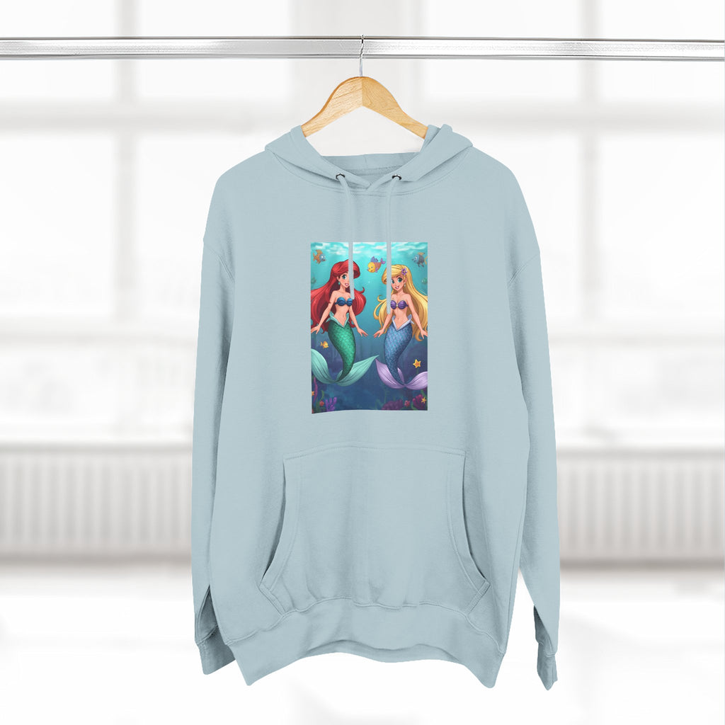 Mermaid Three-Panel Fleece Hoodie