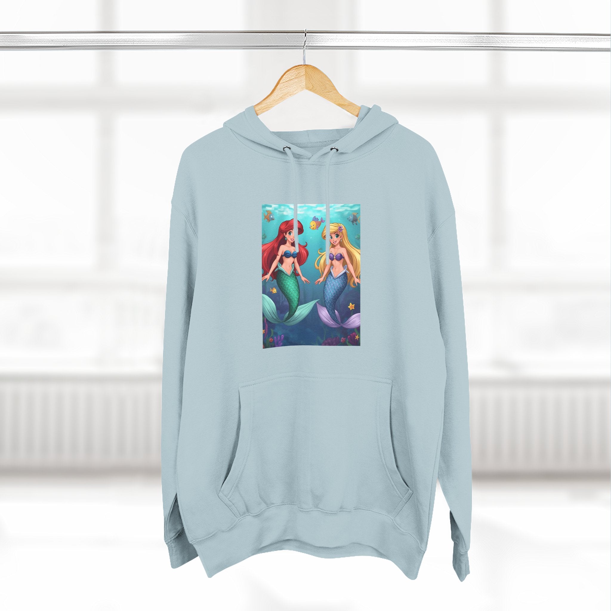 Mermaid Three-Panel Fleece Hoodie